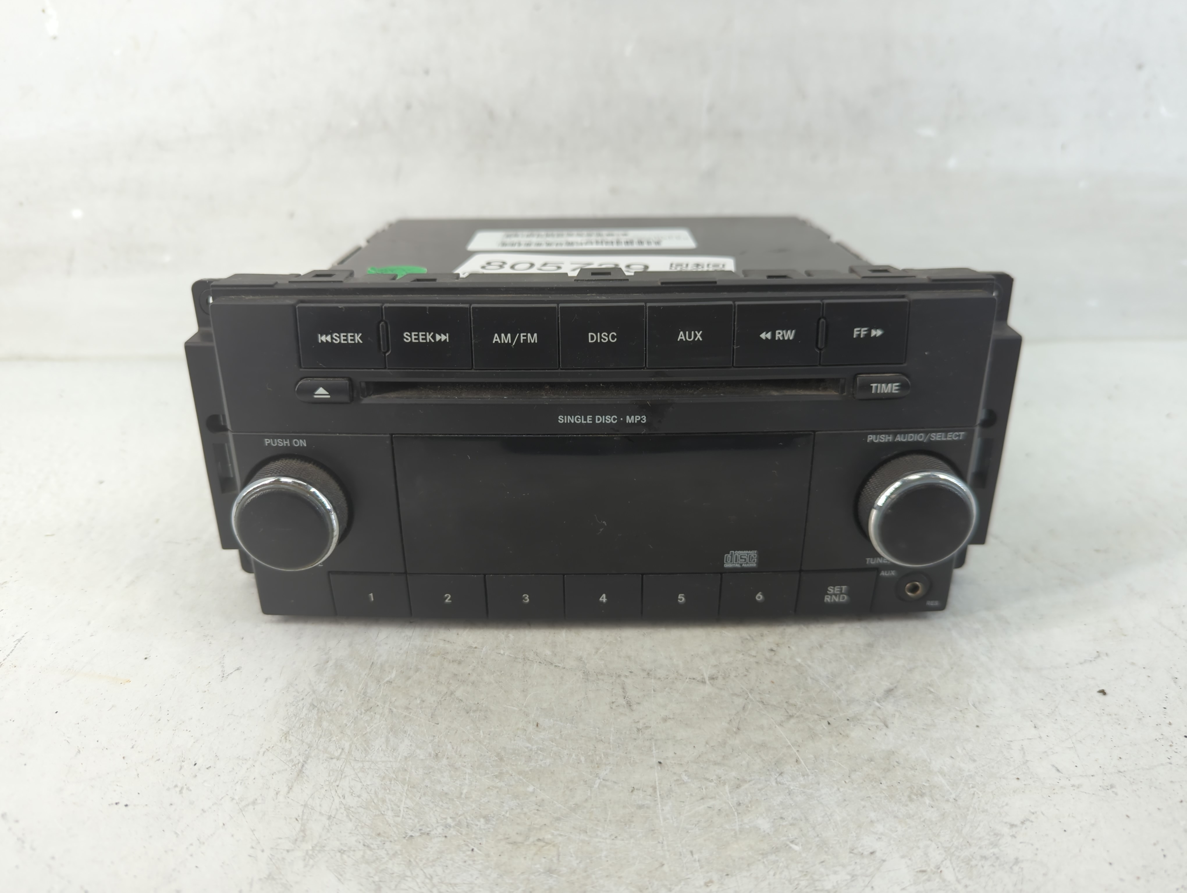 Picture of 2008-2010 Dodge Charger Am Fm Cd Player Radio Receiver 805739