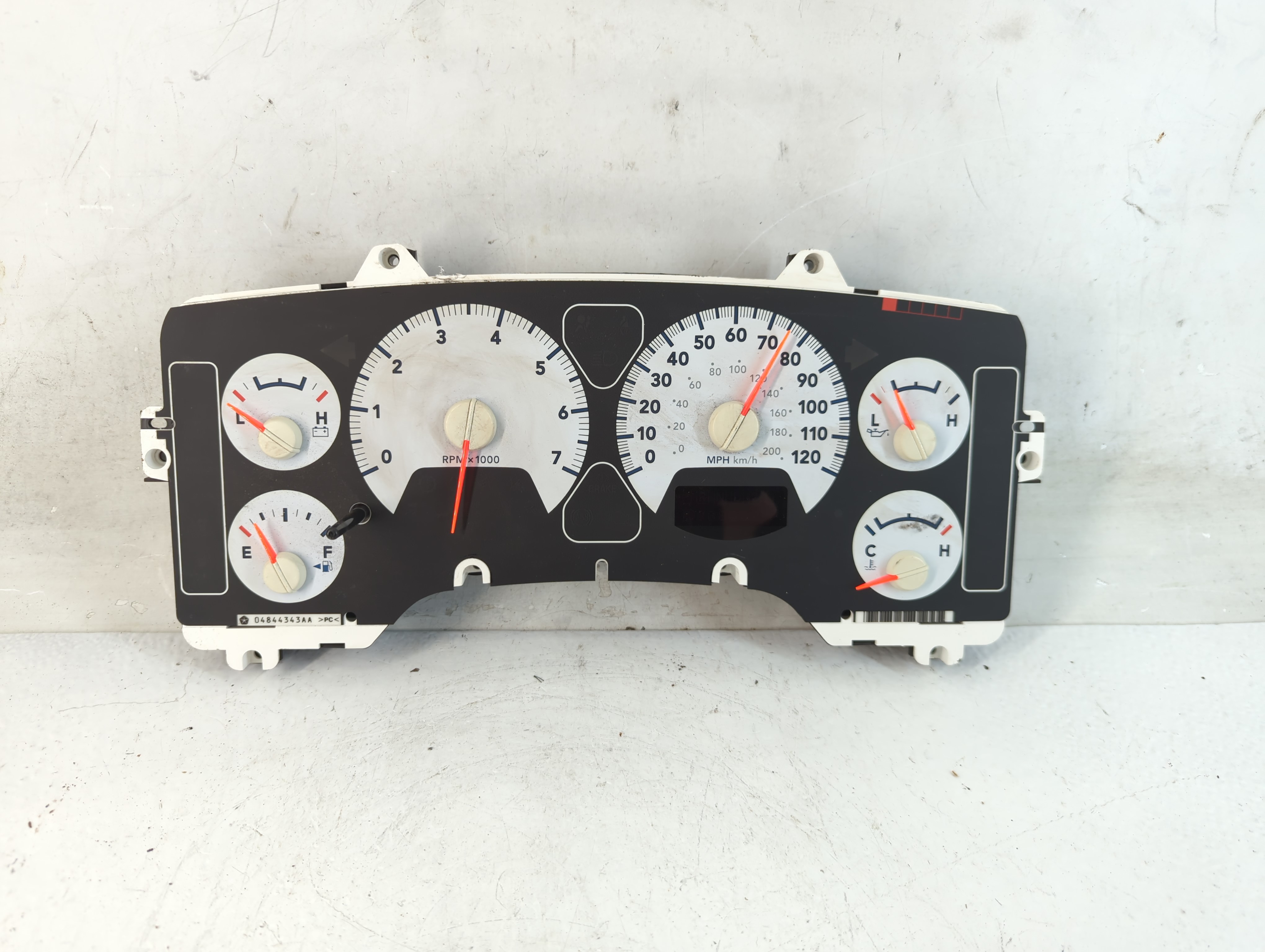 Picture of 2008-2008 Dodge Ram 1500 Speedometer Instrument Cluster Gauges 807500