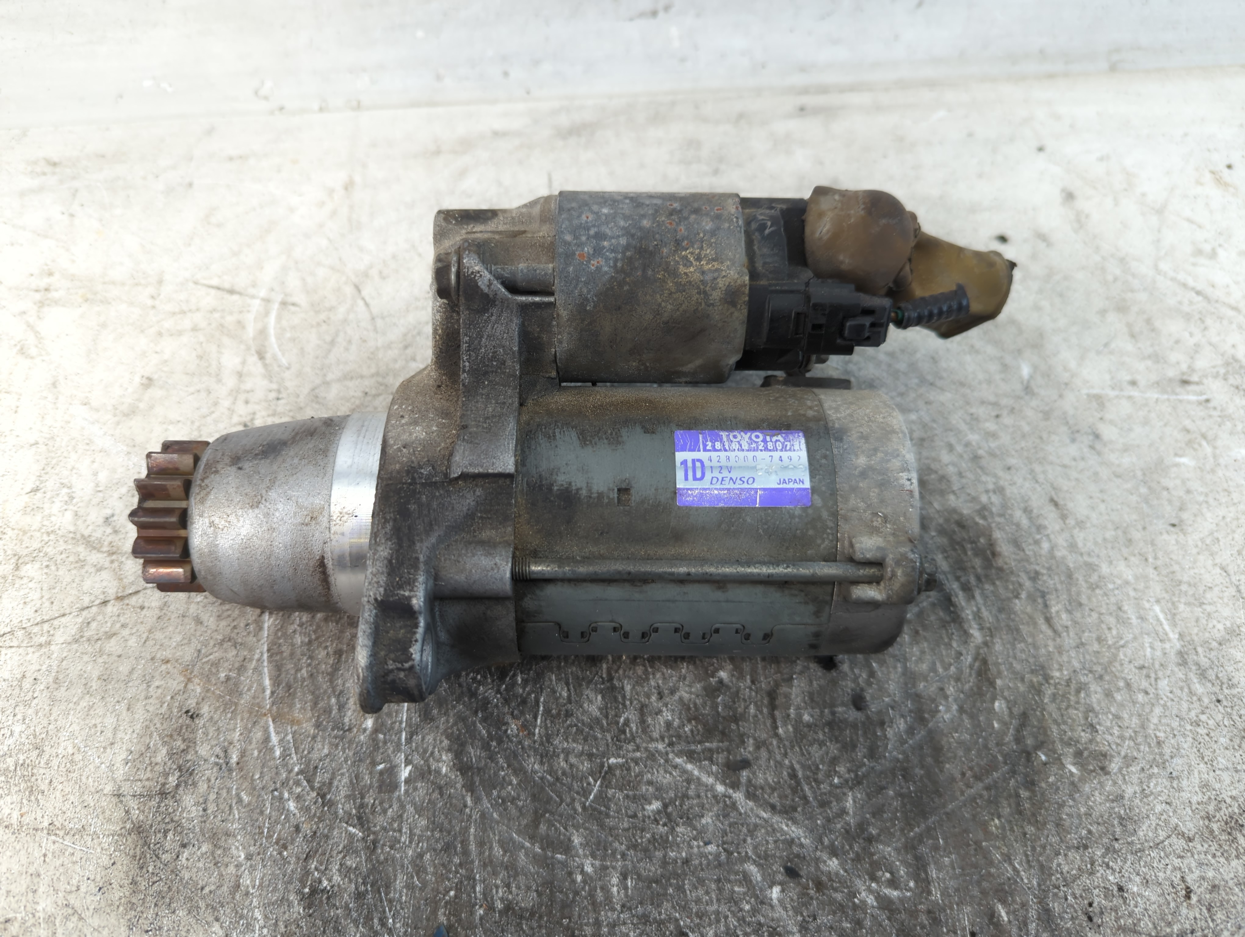 2009-2012 Toyota Highlander Car Starter Motor Solenoid Oem 807957 - Oemusedautoparts1.com