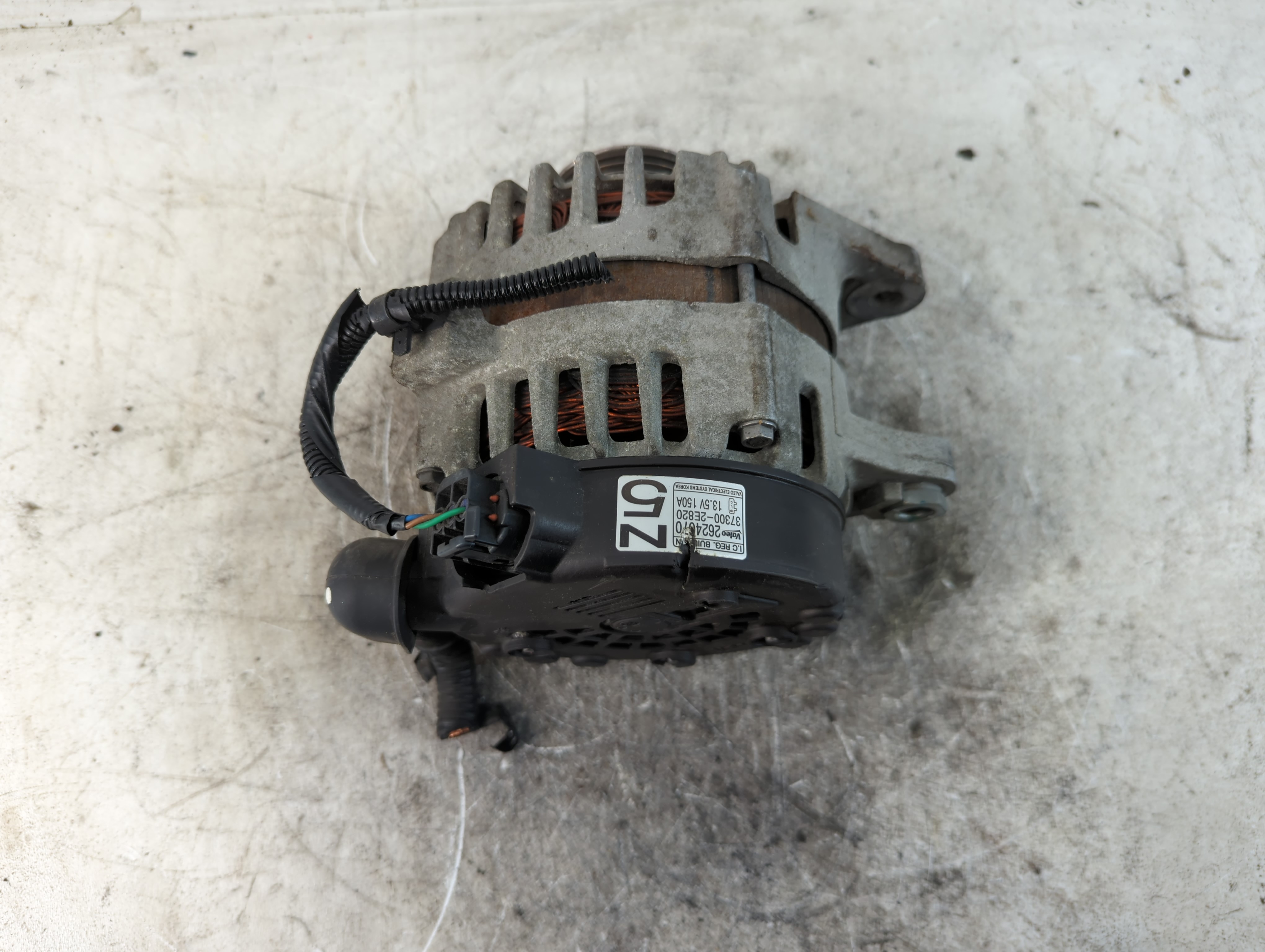 Picture of 2010 Hyundai Tucson Alternator Generator Charging Assembly Engine Oem 808069