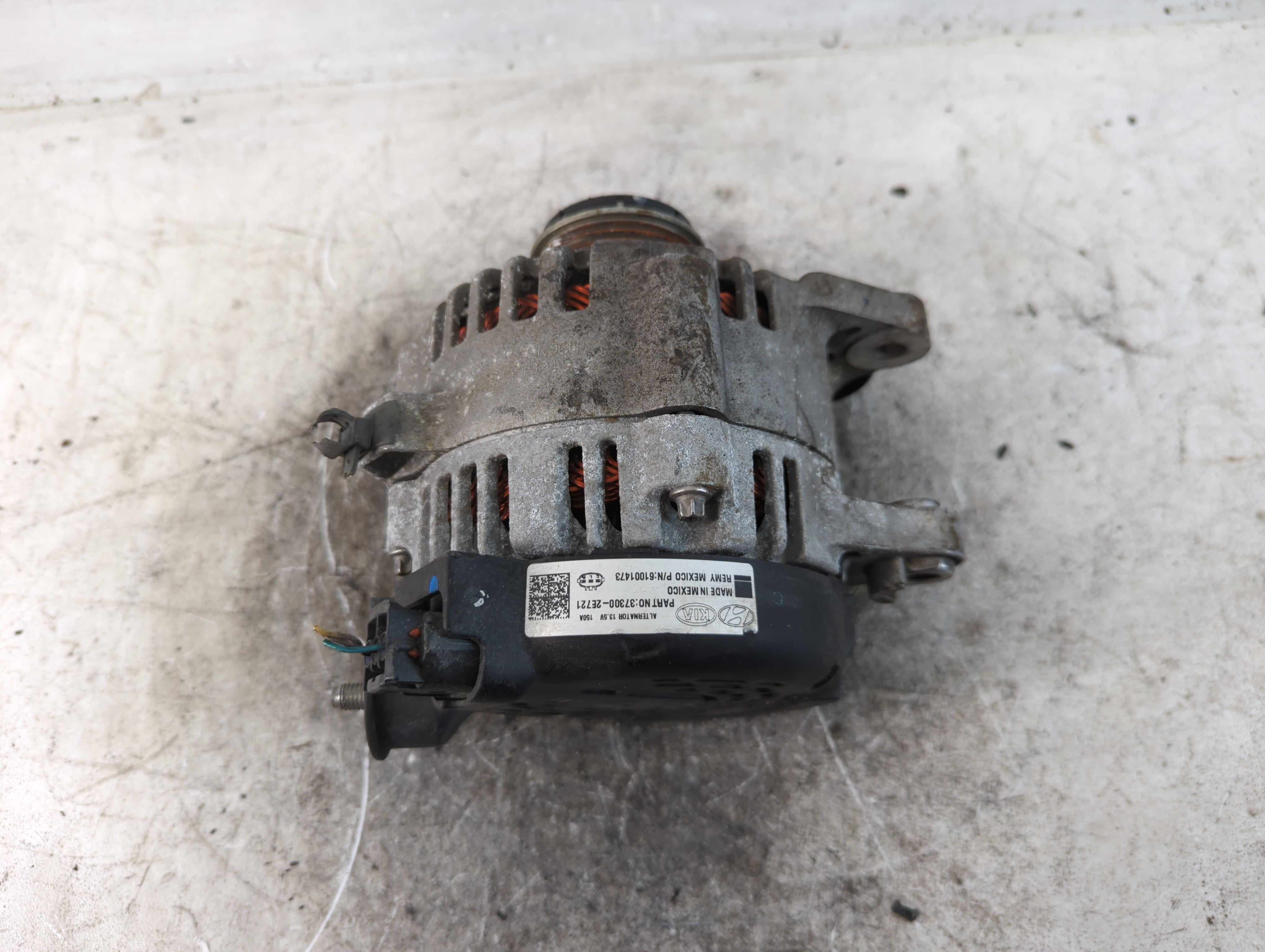 2017-2022 Kia Forte Alternator Generator Charging Assembly Engine Oem 808138 - Oemusedautoparts1.com