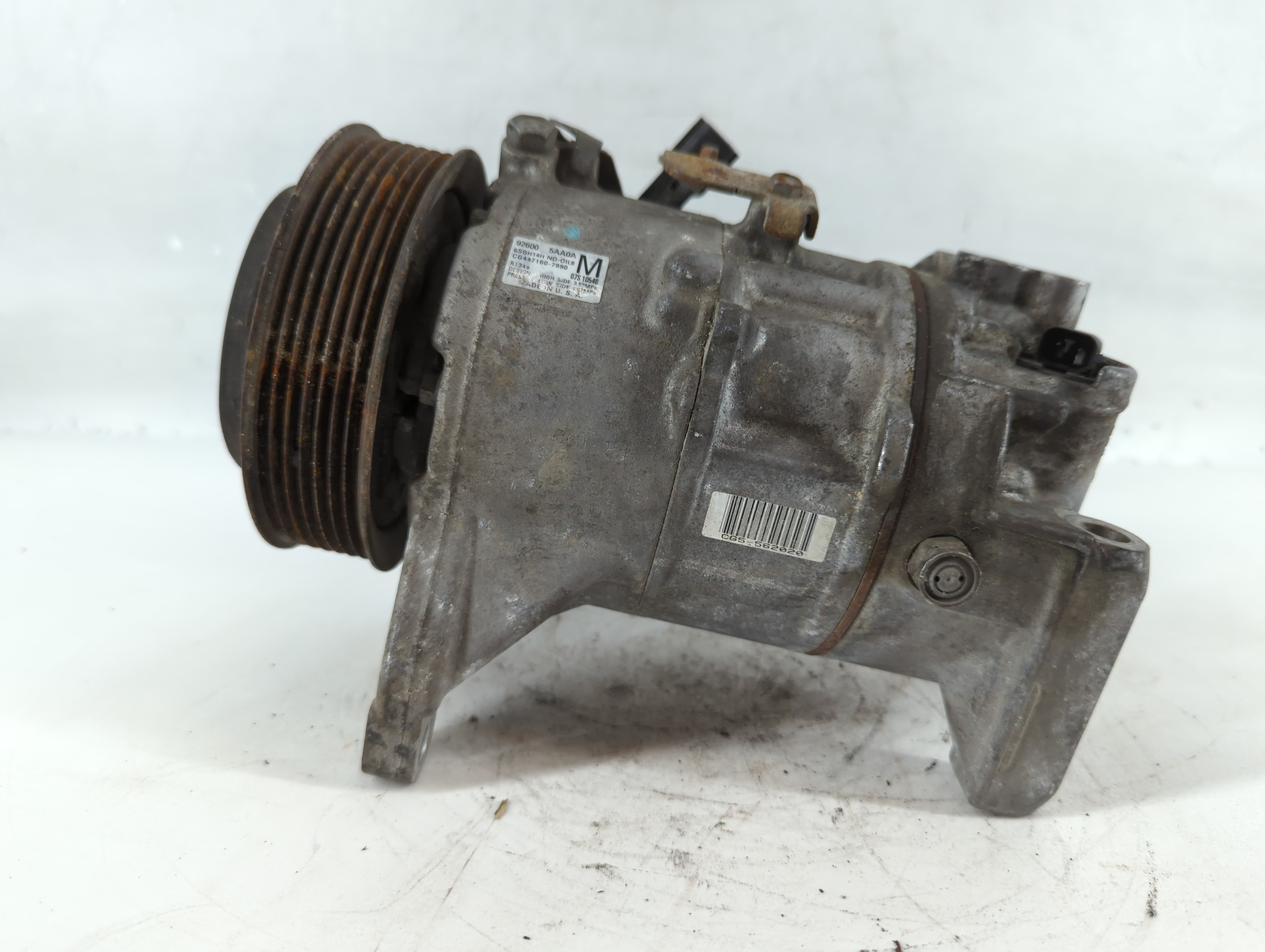 2016-2020 Nissan Maxima Air Conditioning A/c Ac Compressor Oem 808918 - Oemusedautoparts1.com