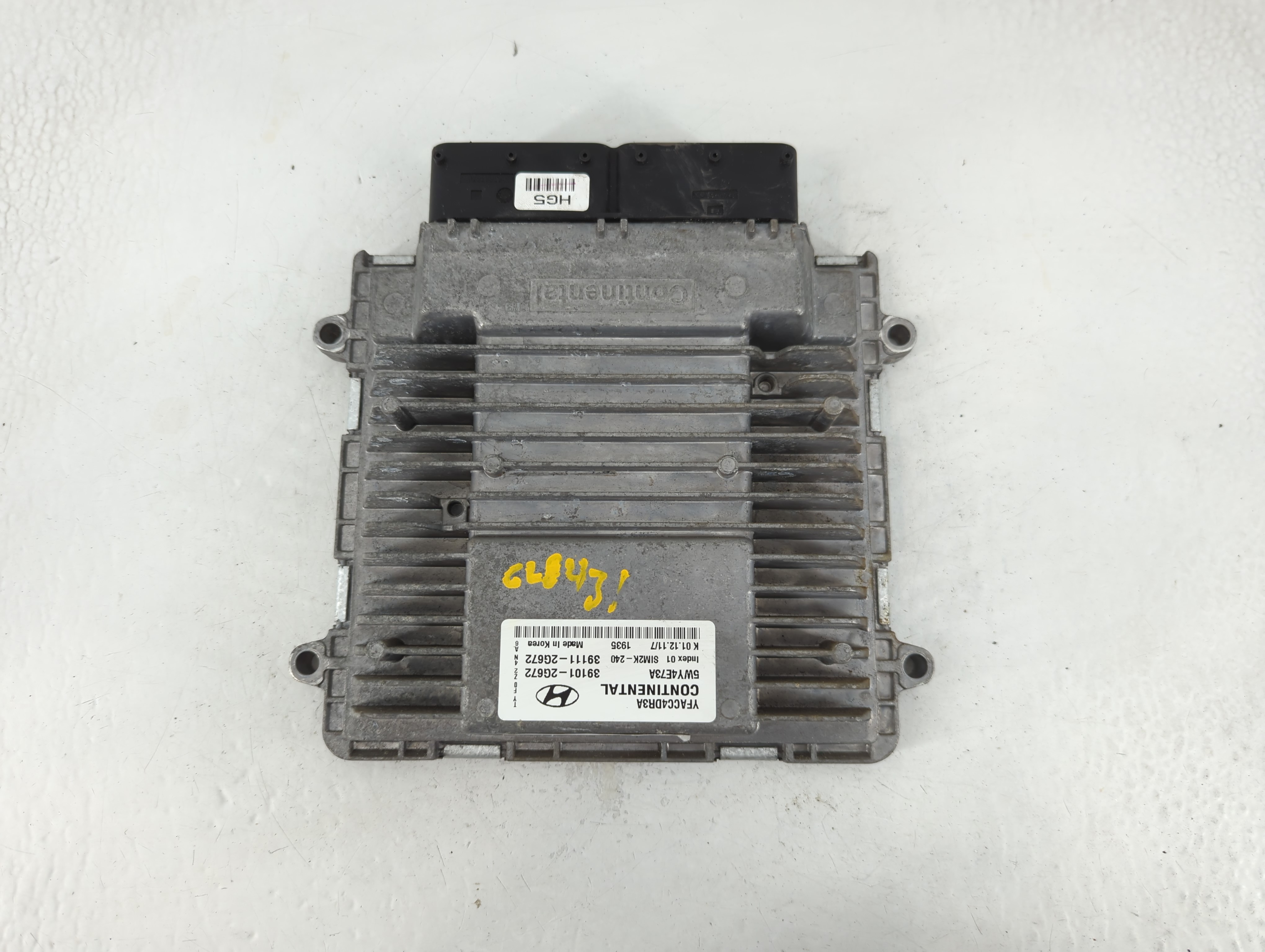 2011-2014 Hyundai Sonata Engine Control Computer Ecu Pcm Ecm Pcu Oem 809174 - Oemusedautoparts1.com