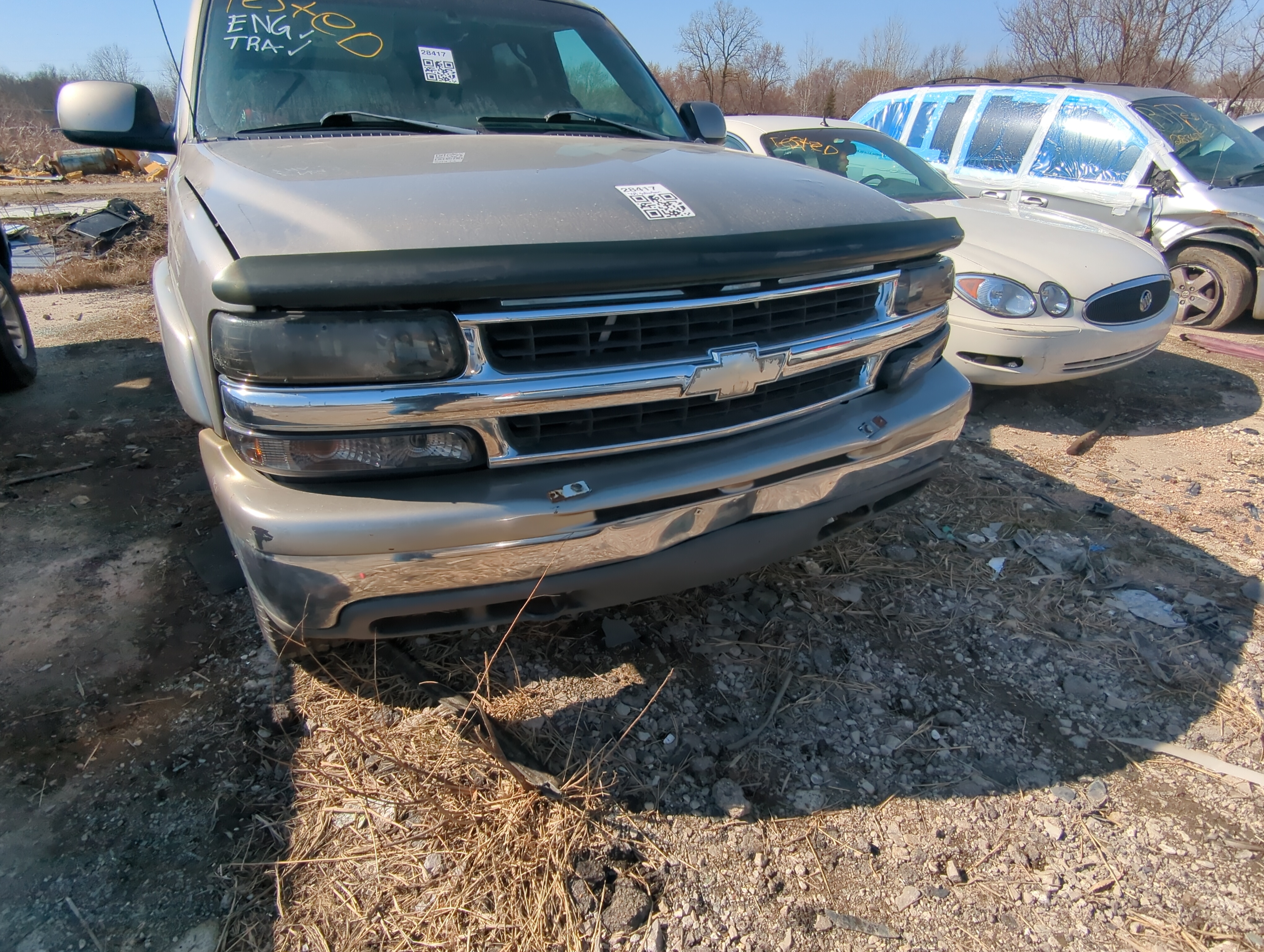Picture of 2001-2006 Chevrolet Suburban 1500 Front Bumper Grille 809520