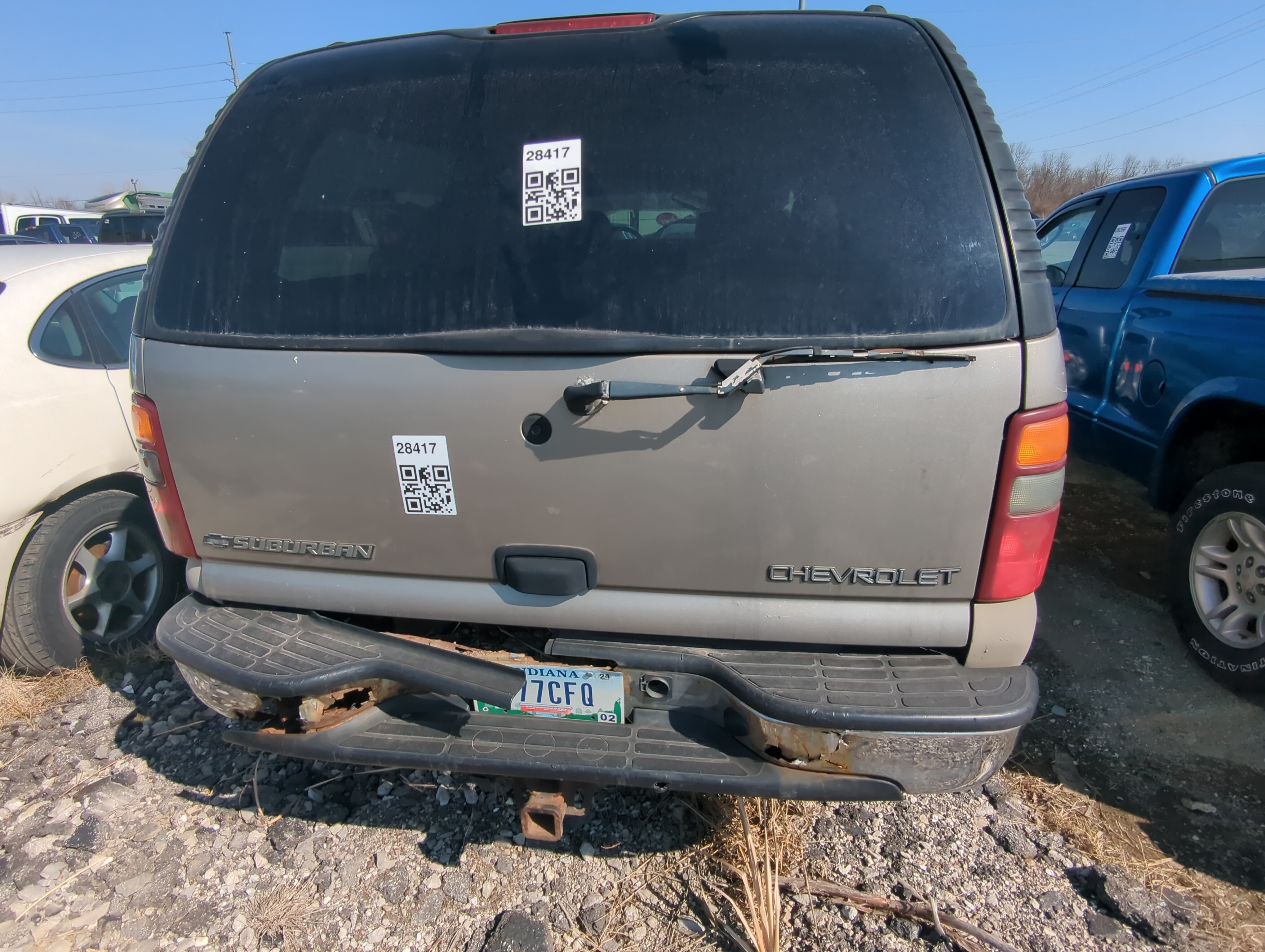 2001-2005 Chevrolet Suburban 1500 Trunk/decklid/hatch/tailgate Oem 809614 - Oemusedautoparts1.com