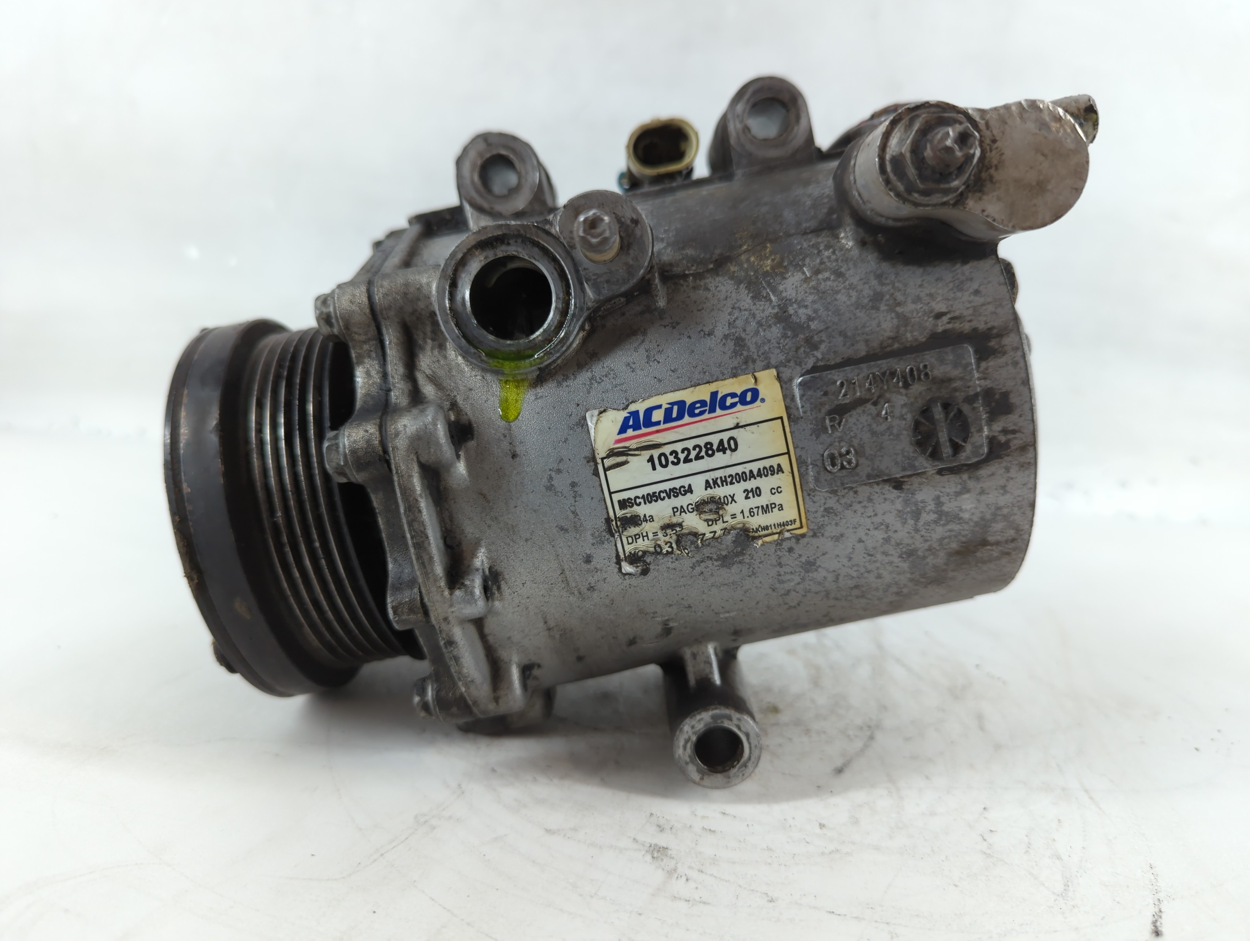 2006-2007 Buick Rendezvous Air Conditioning A/c Ac Compressor Oem 810027 - Oemusedautoparts1.com