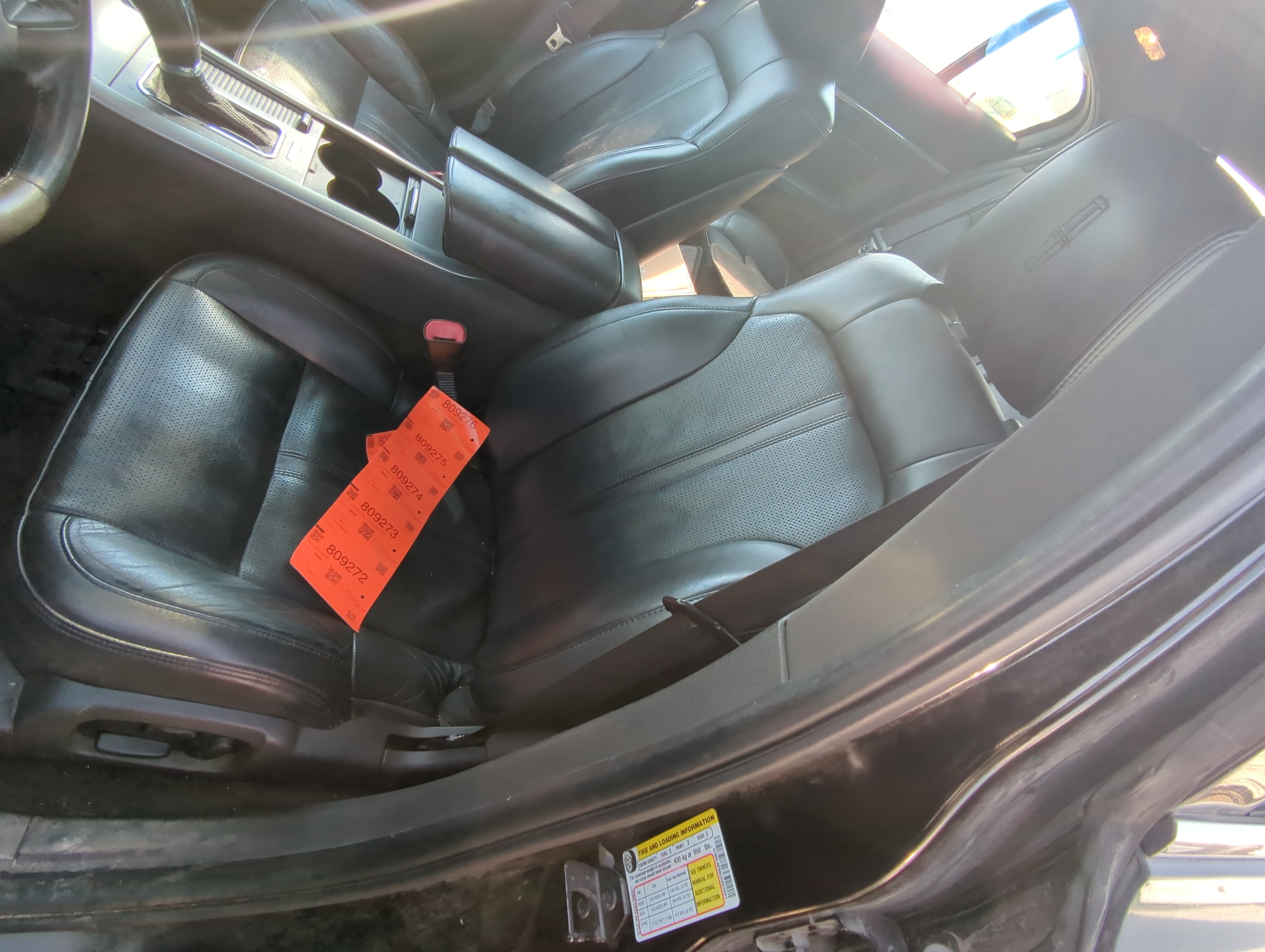 Picture of 2009-2012 Lincoln Mks Driver Front Seat Oem 810427