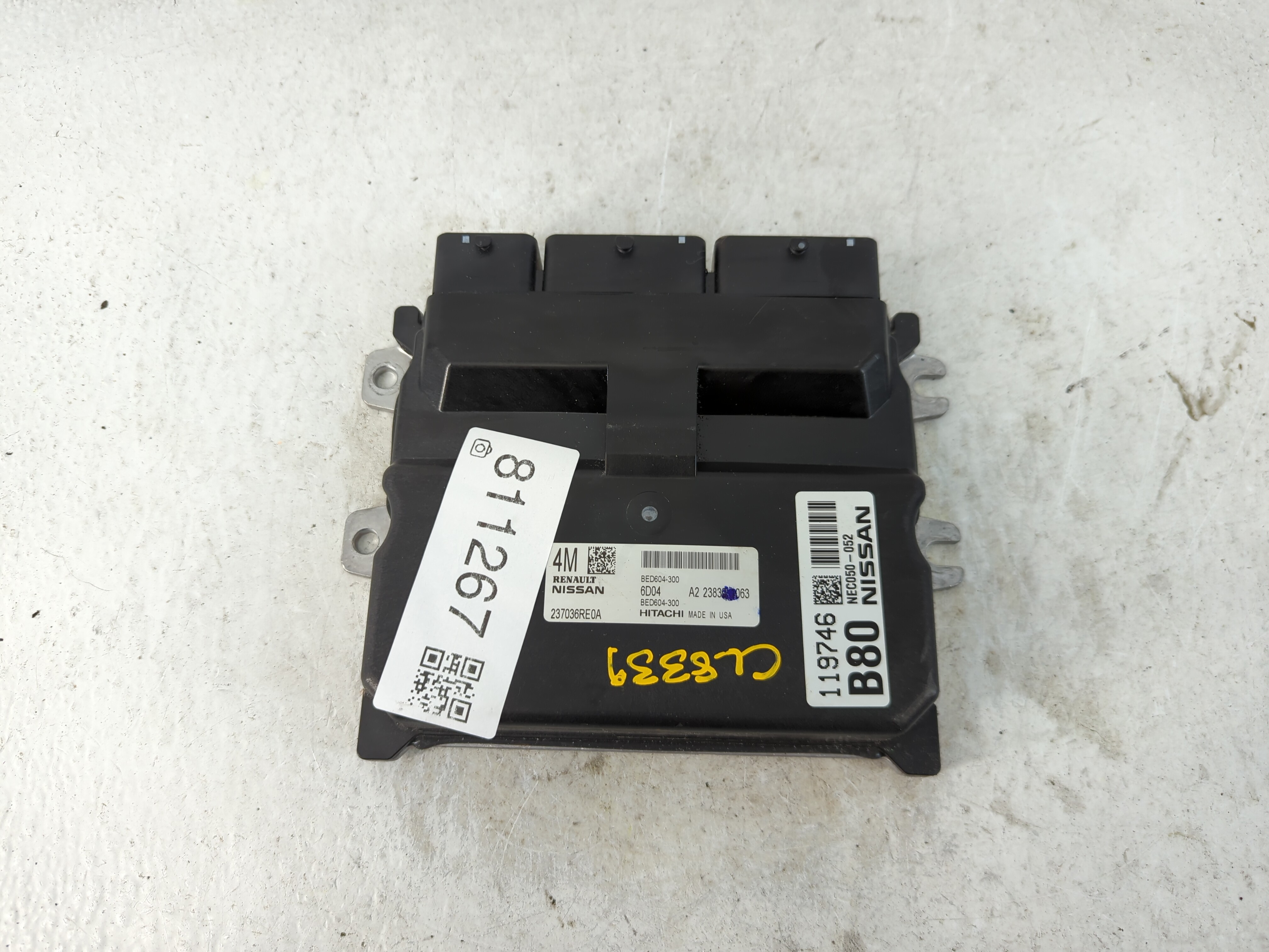 2022-2022 Nissan Rogue Engine Control Computer Ecu Pcm Ecm Pcu Oem 811267 - Oemusedautoparts1.com