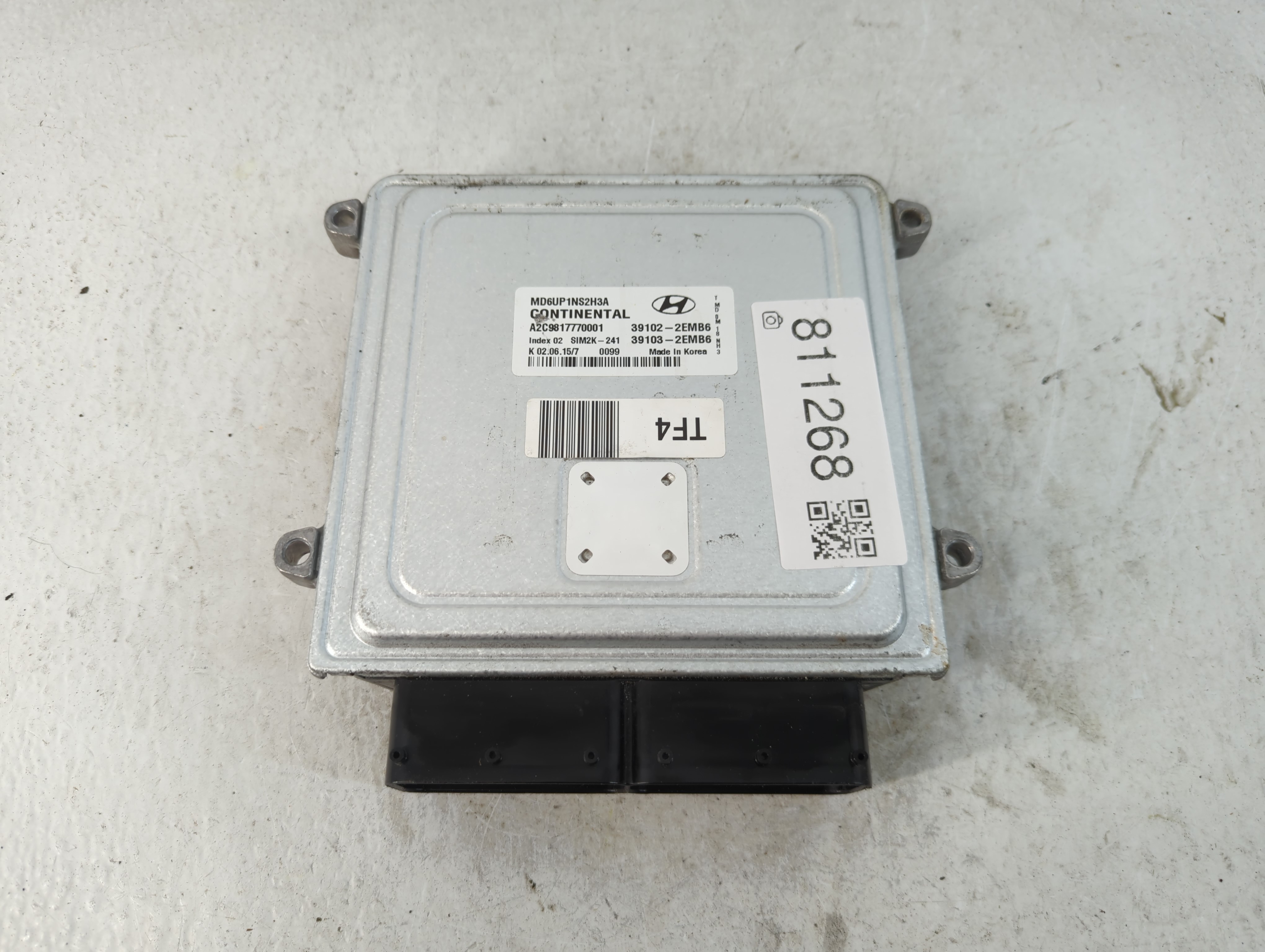 2014-2016 Hyundai Elantra Engine Control Computer Ecu Pcm Ecm Pcu Oem 811268 - Oemusedautoparts1.com