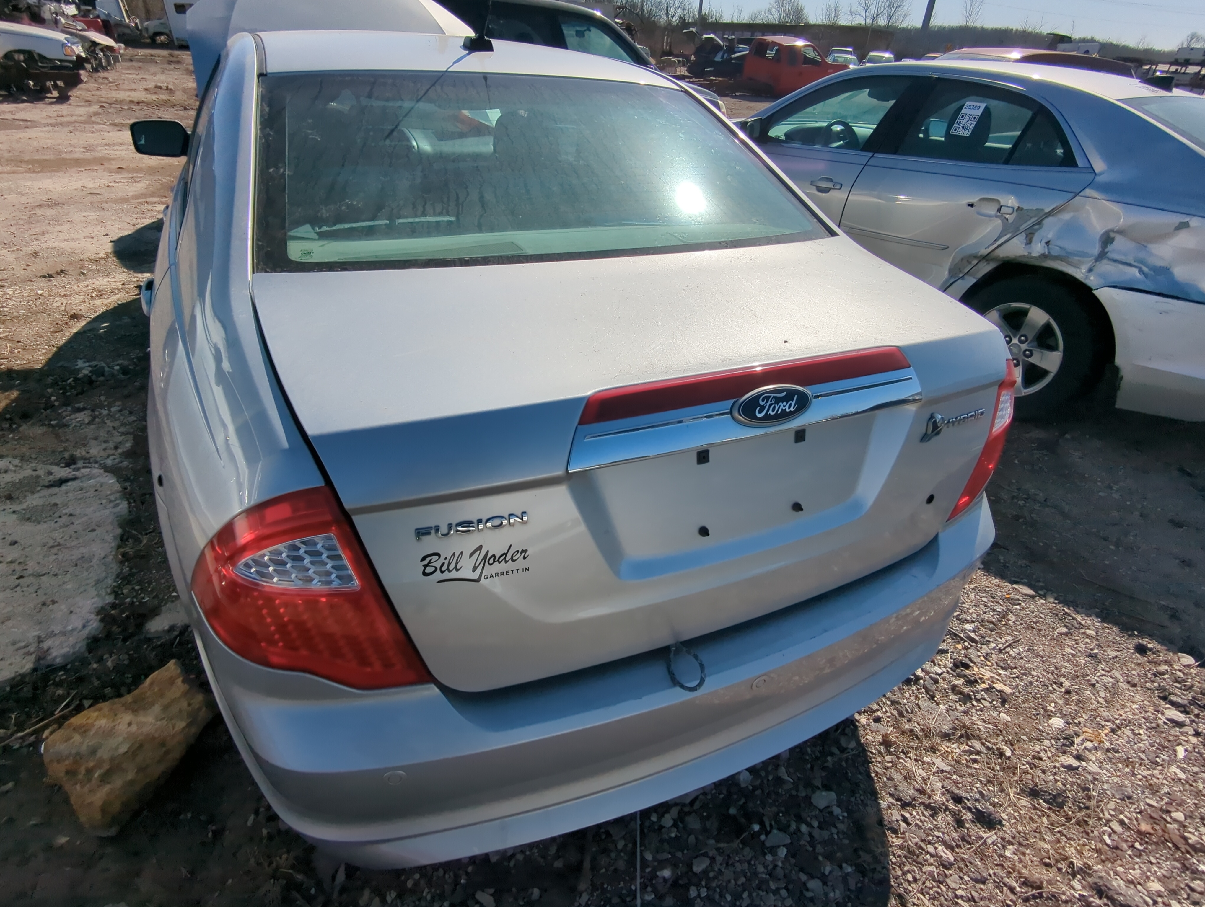 2010-2012 Ford Fusion Trunk/decklid/hatch/tailgate Oem 811872 - Oemusedautoparts1.com
