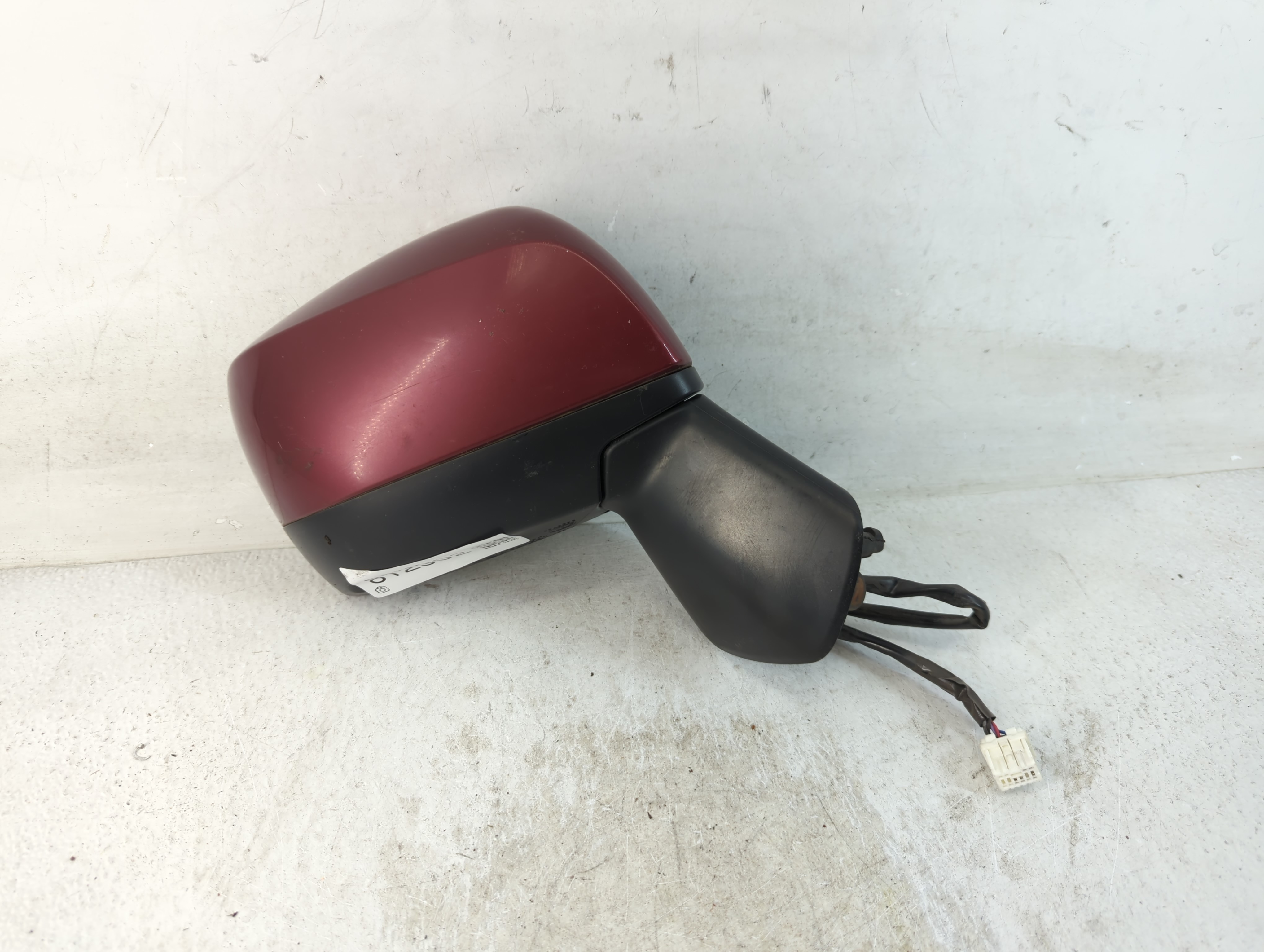 Subaru Impreza Passenger Right Side View Power Door Mirror Red 812302 - Oemusedautoparts1.com