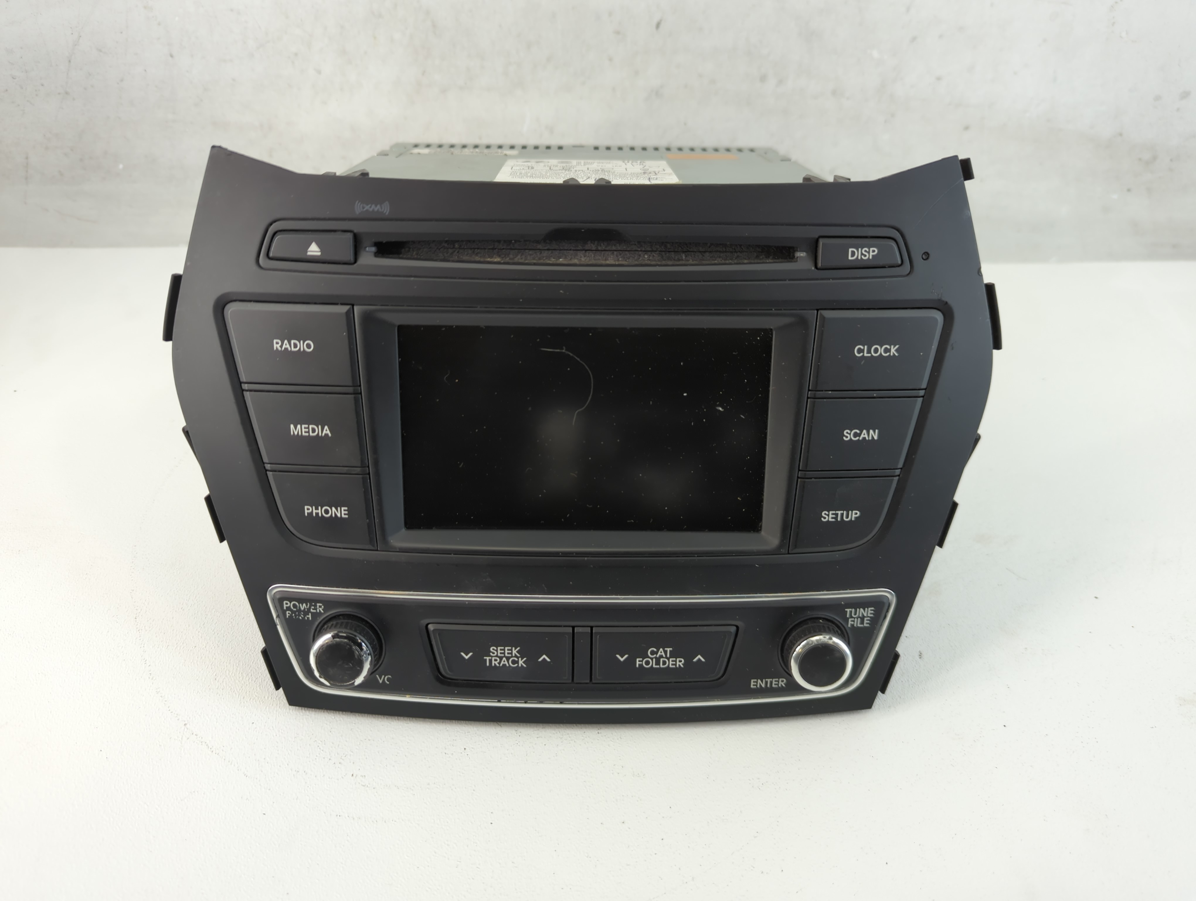 2017-2018 Hyundai Santa Fe Am Fm Cd Player Radio Receiver 812388 - Oemusedautoparts1.com
