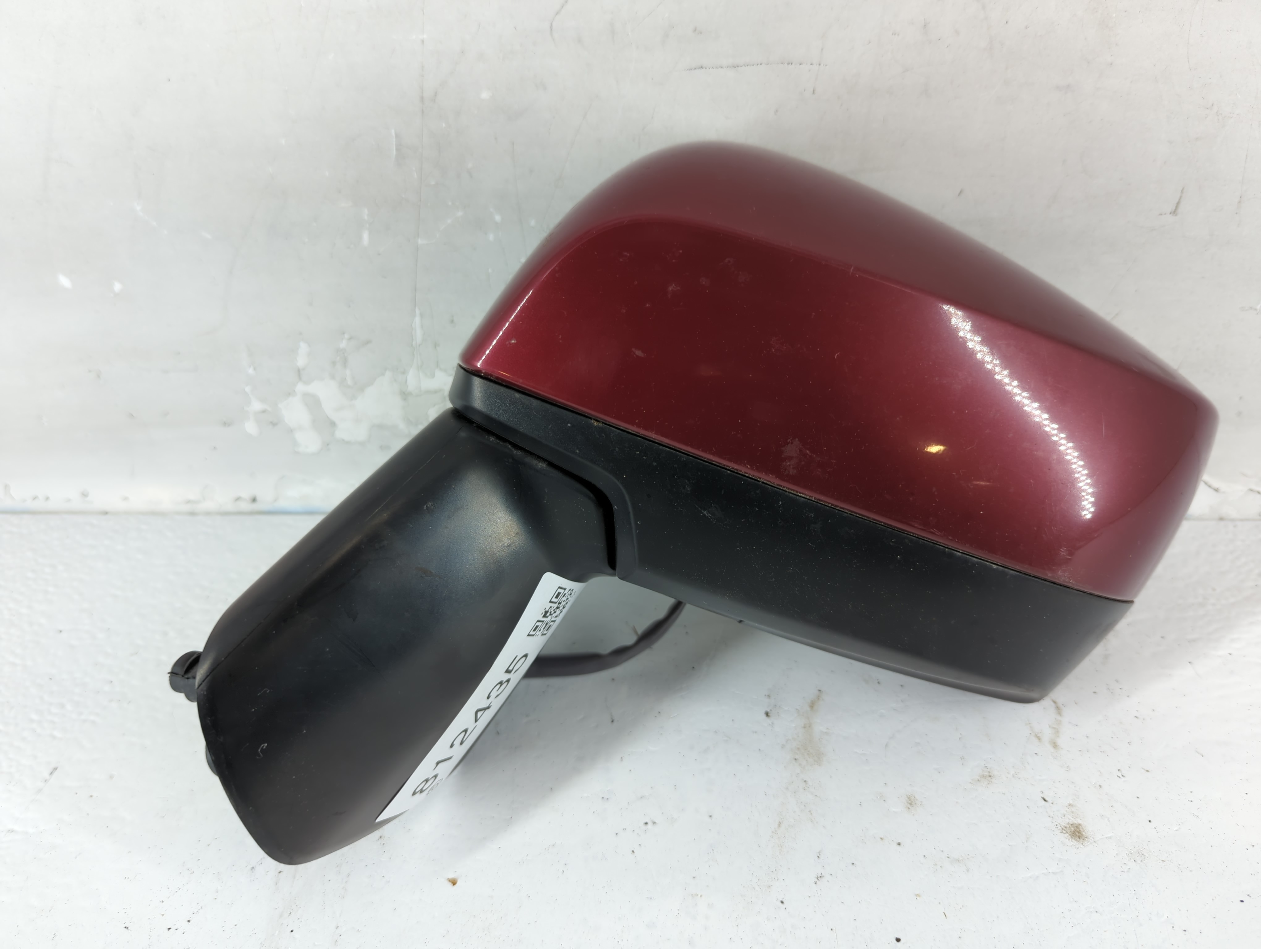 2016-2016 Subaru Impreza Driver Left Side View Power Door Mirror Red 812435 - Oemusedautoparts1.com