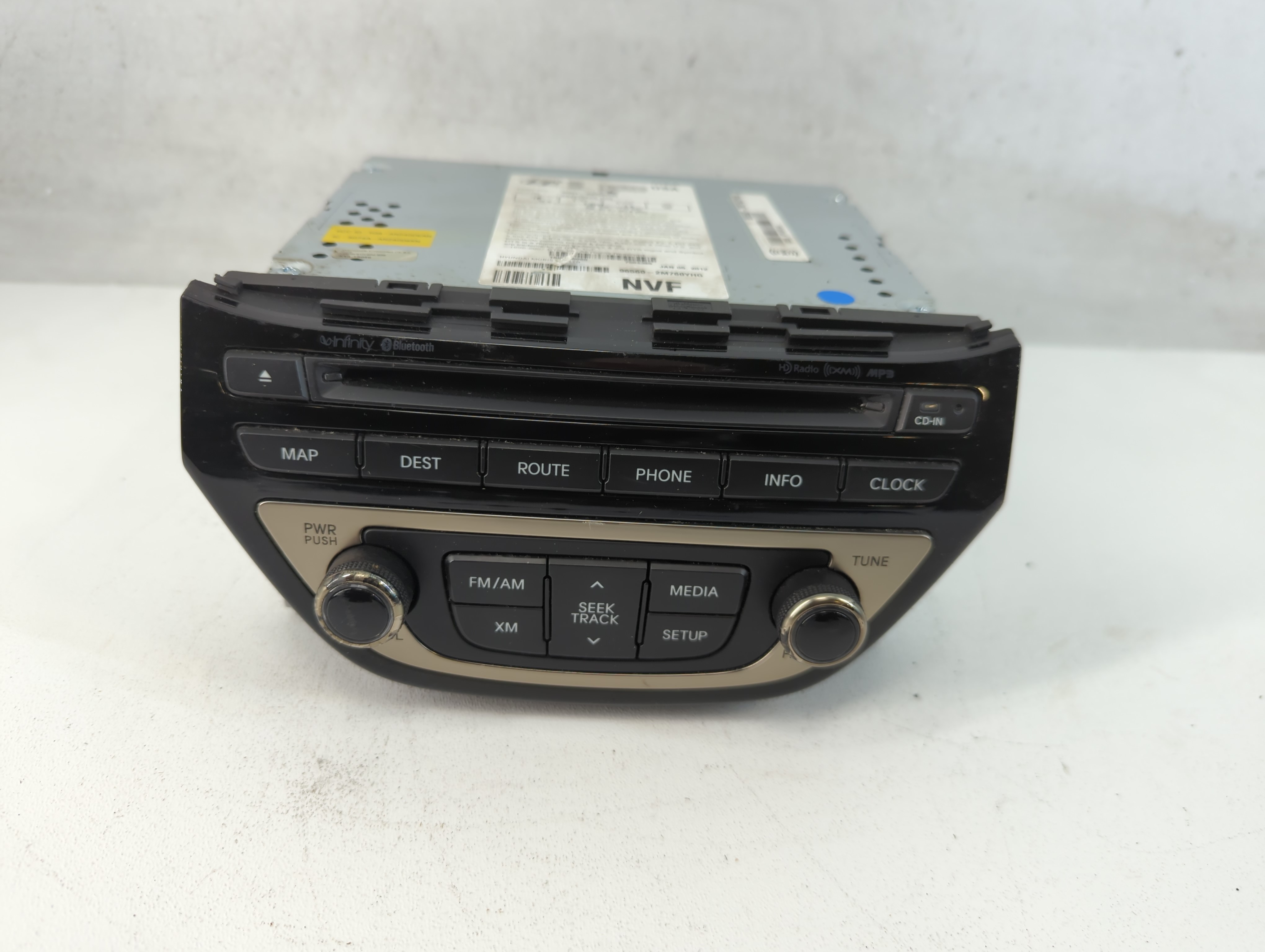 2013-2015 Hyundai Genesis Am Fm Cd Player Radio Receiver 812466 - Oemusedautoparts1.com