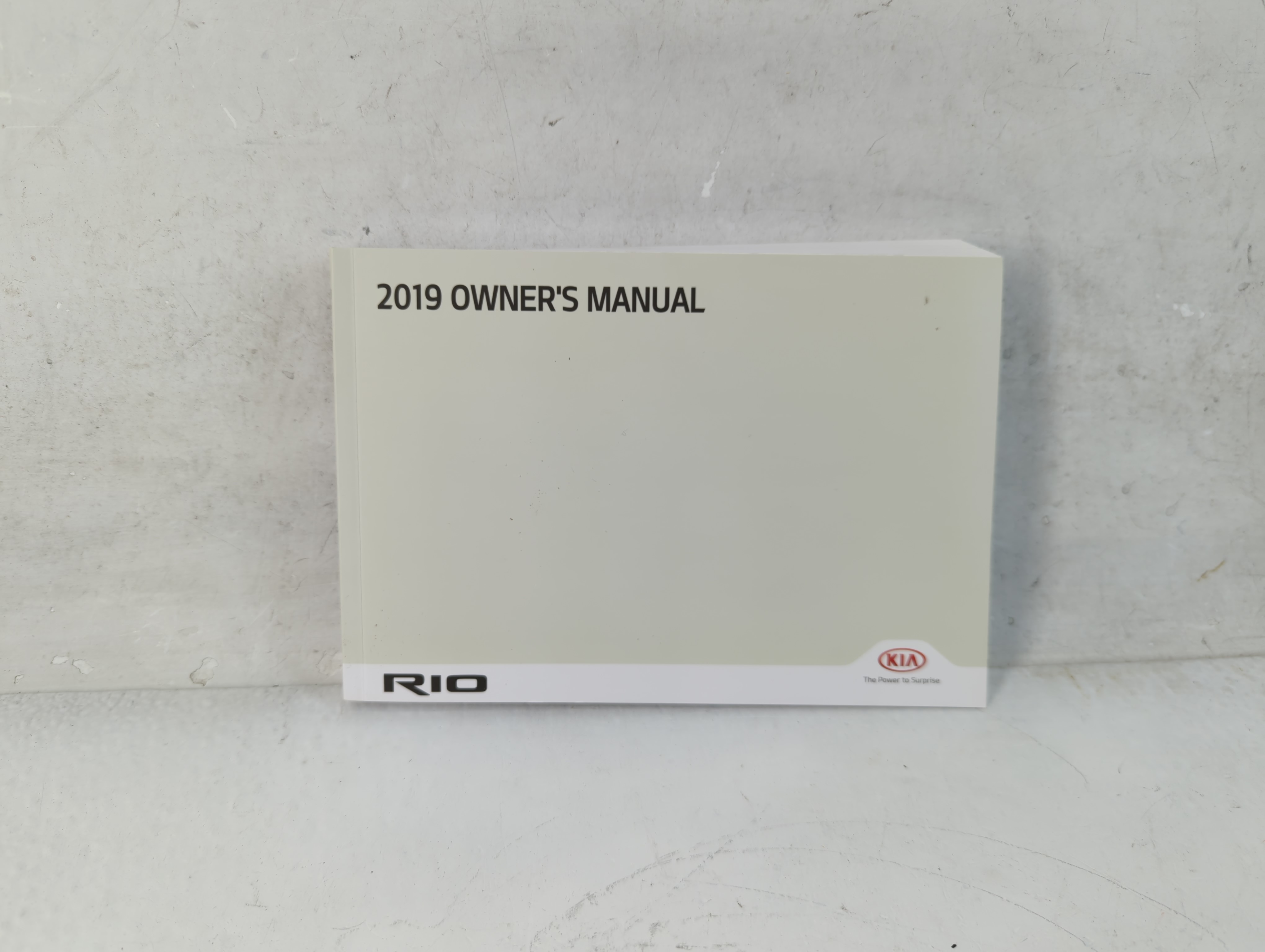 2019 Kia Rio Owners Manual Book Guide 813146 - Oemusedautoparts1.com