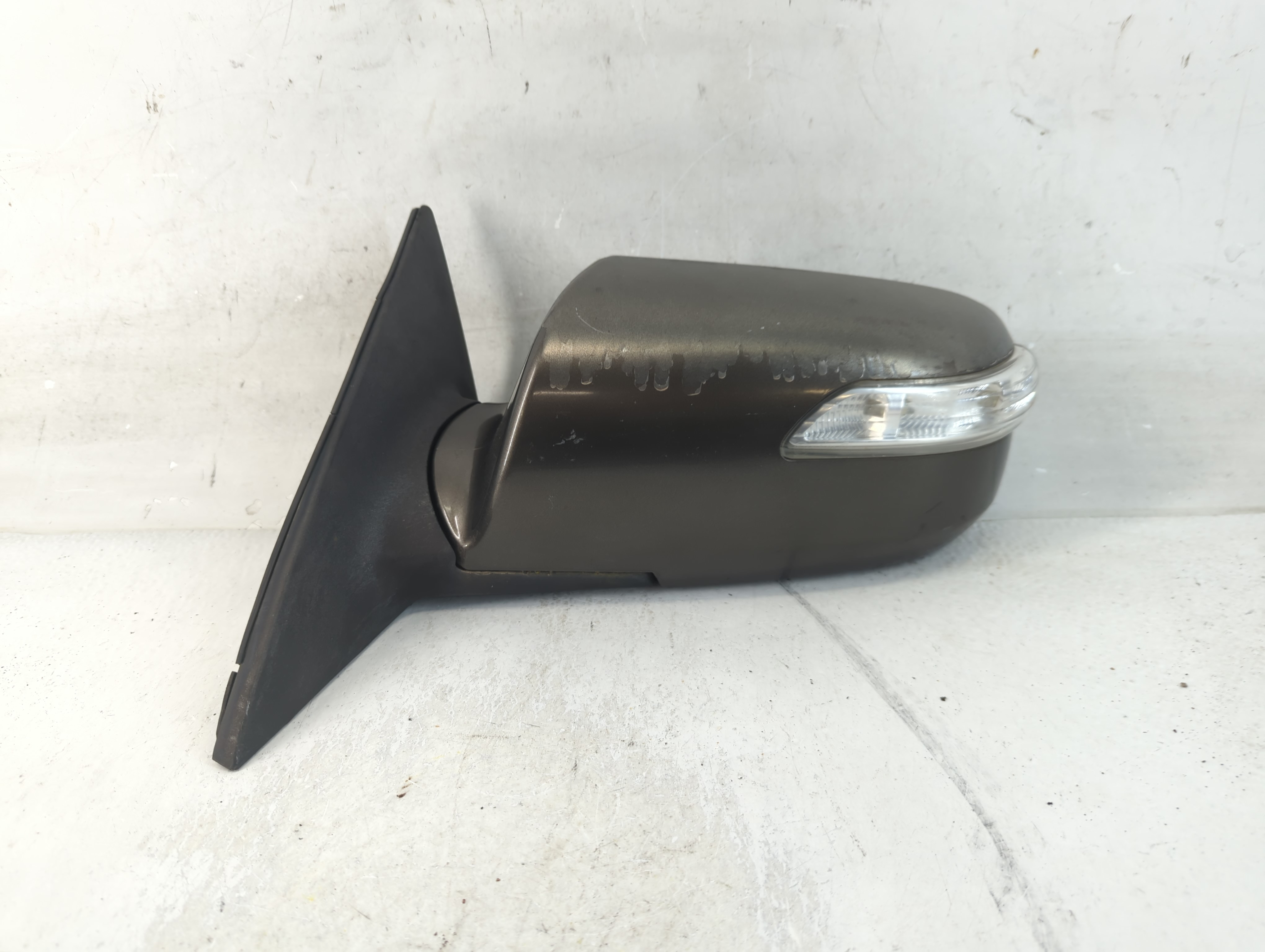 Picture of 2009-2010 Kia Optima Driver Left Side View Manual Door Mirror Grey 814555