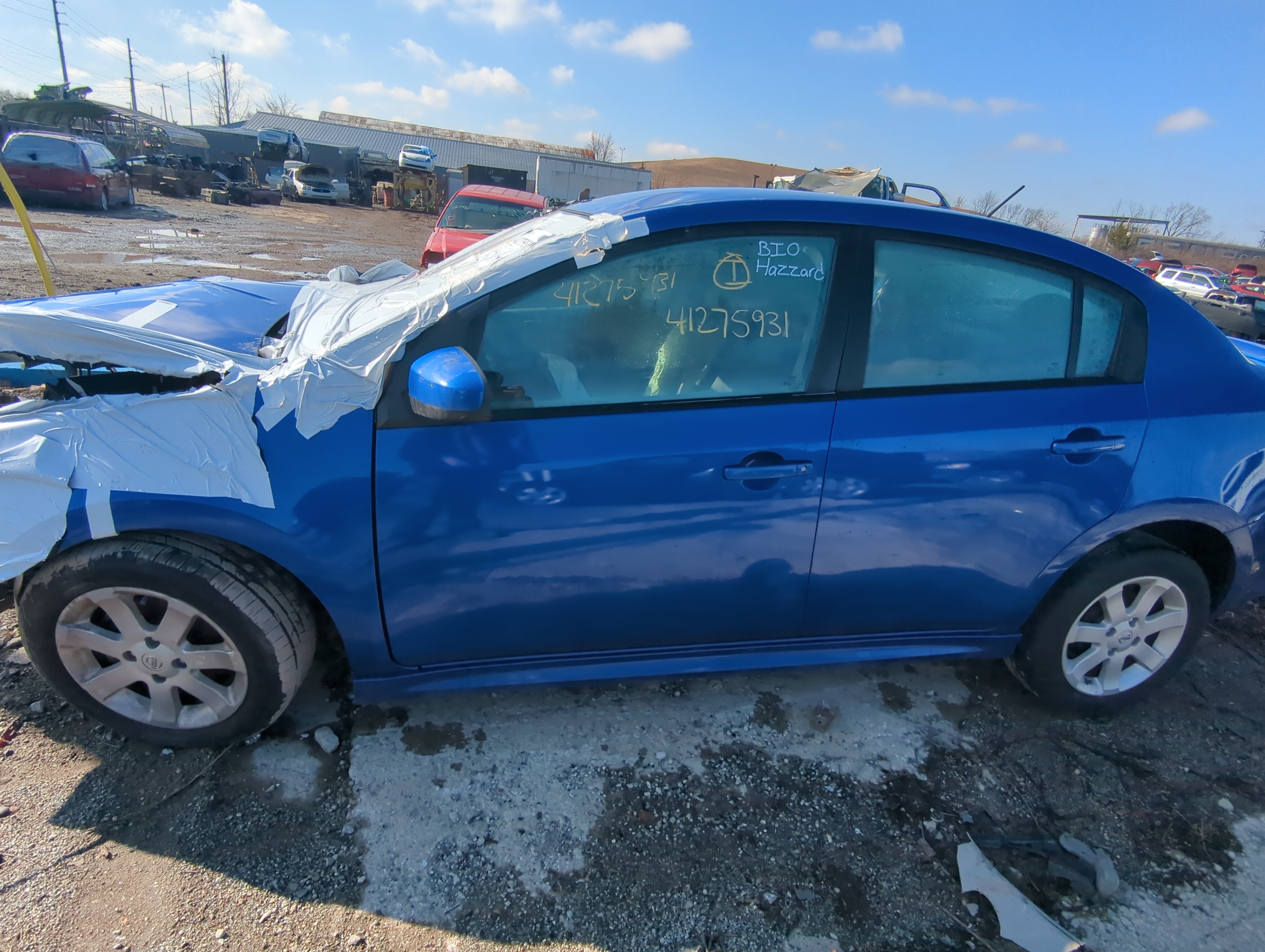 2007-2012 Nissan Sentra Driver Front Door Oem 817261 - Oemusedautoparts1.com