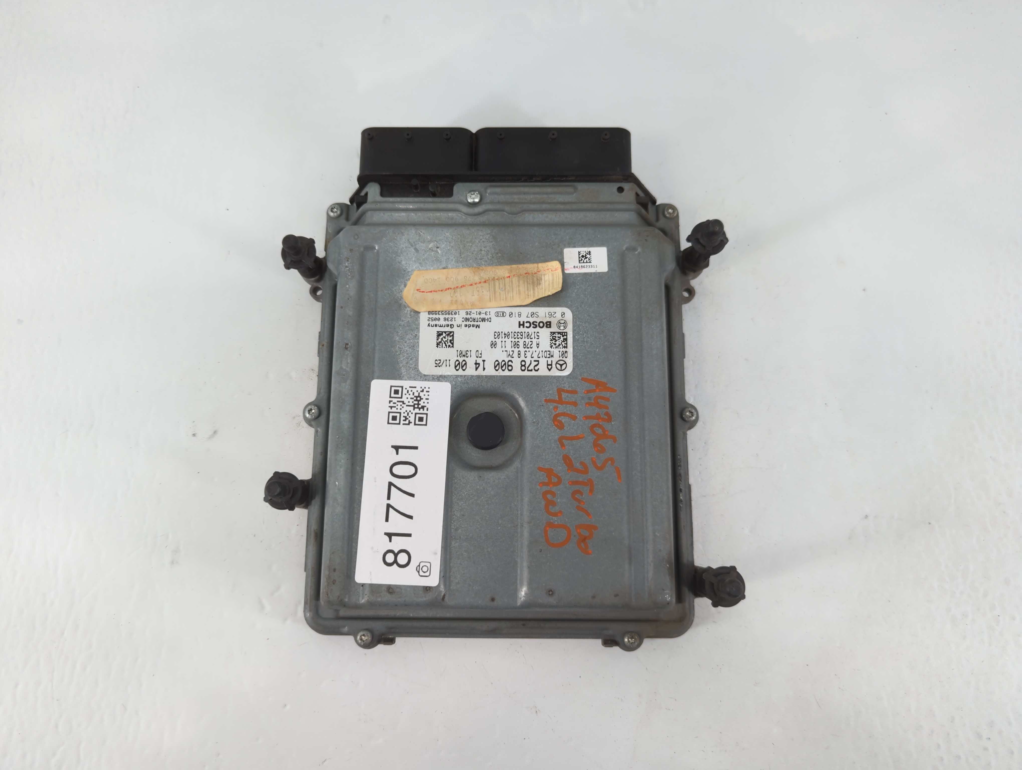 Picture of Mercedes-benz Gla180 Engine Control Computer Ecu Pcm Ecm Pcu Oem 817701
