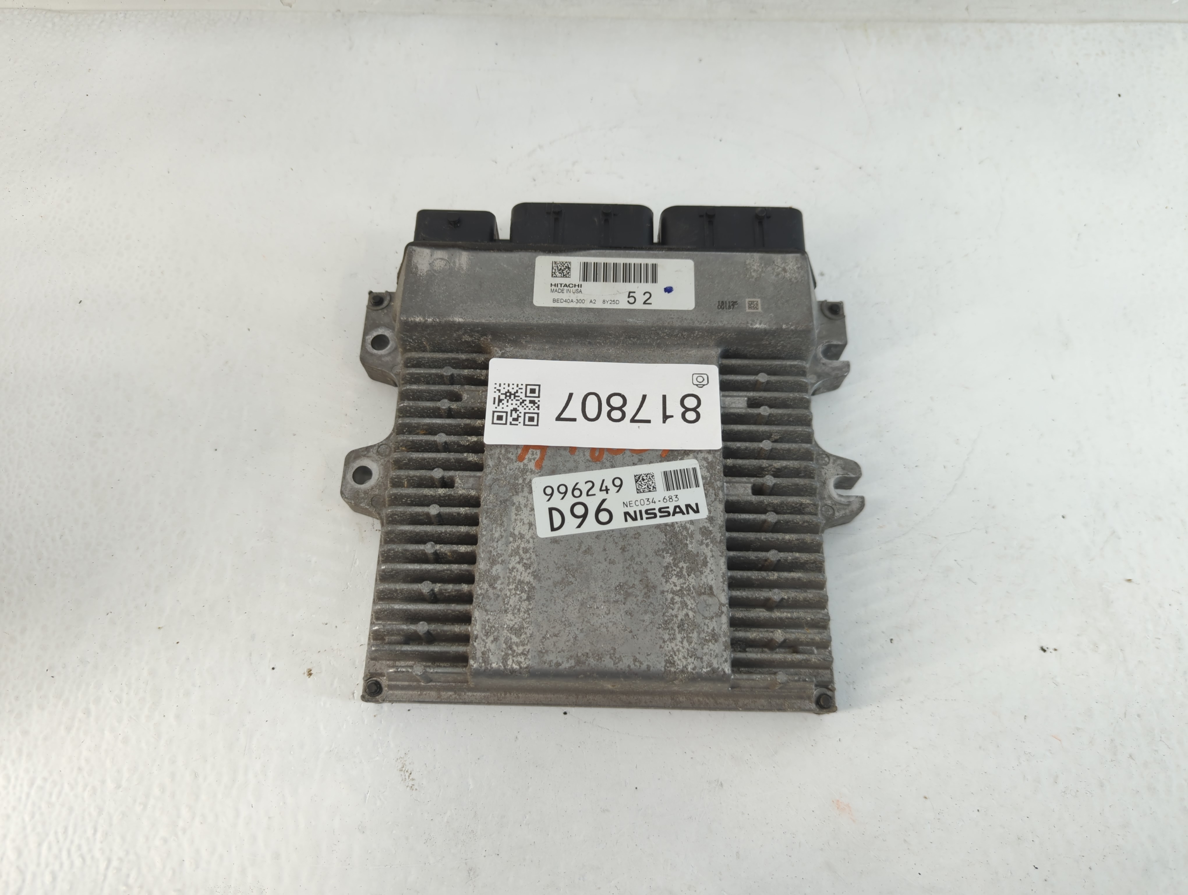 2018-2019 Nissan Pathfinder Engine Control Computer Ecu Pcm Ecm Pcu Oem 817807 - Oemusedautoparts1.com