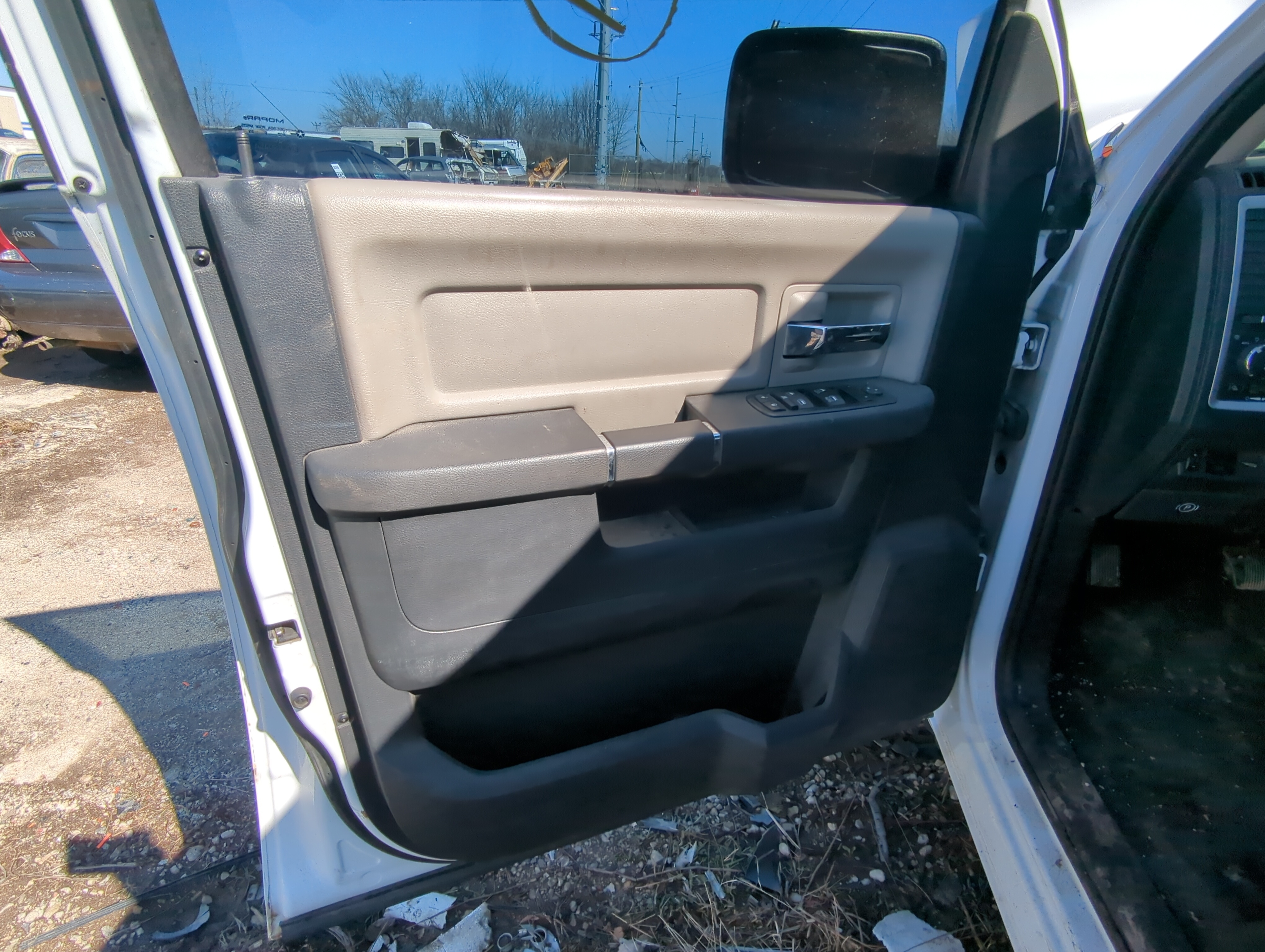 2012 Dodge Dodge 1500 Pickup Front Left Driver Interior Door Panel Trim 818084 - Oemusedautoparts1.com