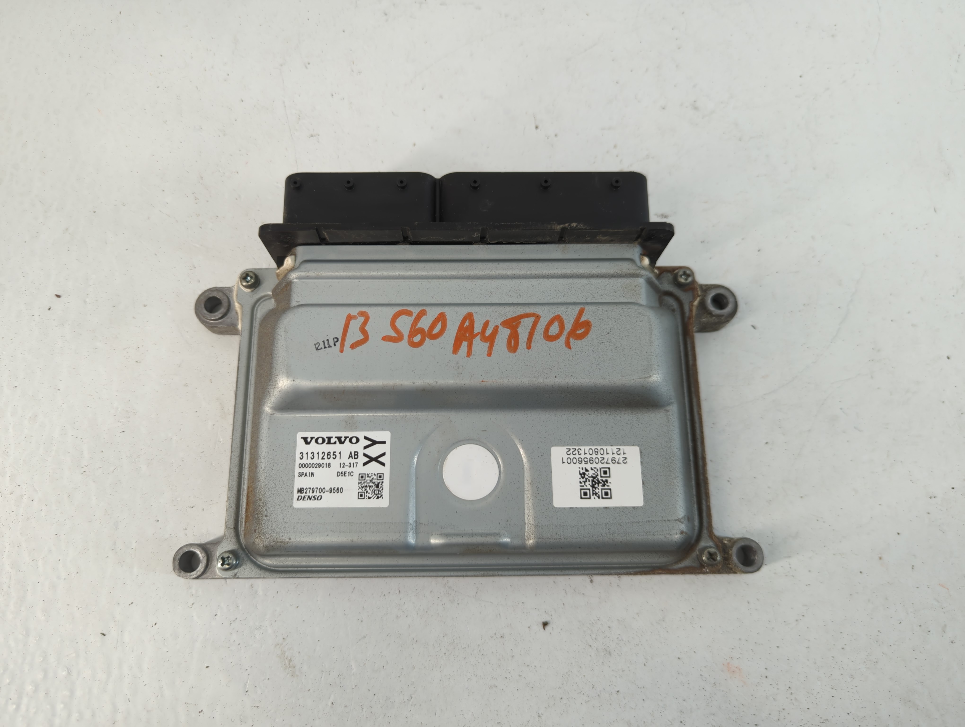 2013-2016 Volvo S60 Engine Control Computer Ecu Pcm Ecm Pcu Oem 818148 - Oemusedautoparts1.com
