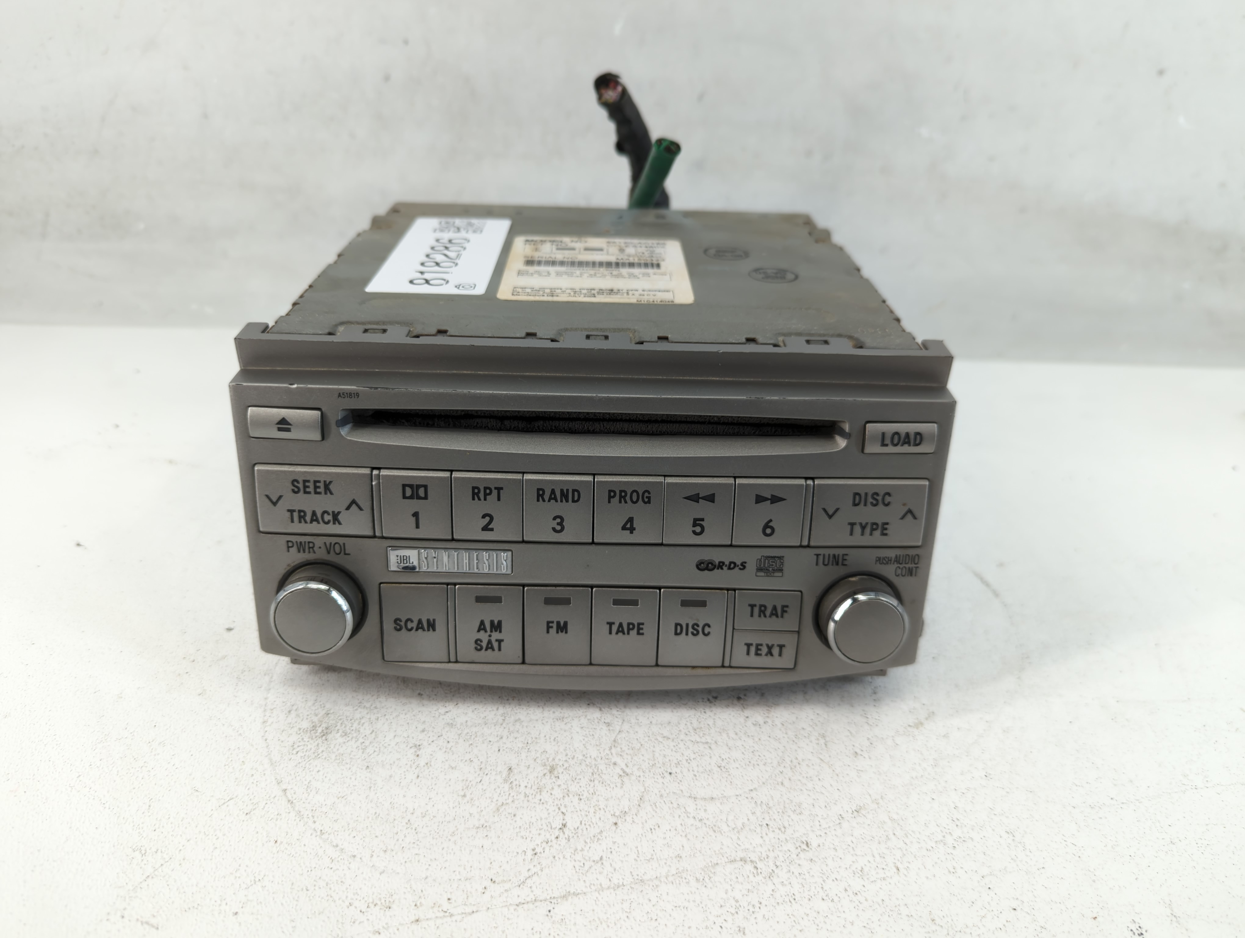 2005-2007 Toyota Avalon Am Fm Cd Player Radio Receiver 818286 - Oemusedautoparts1.com