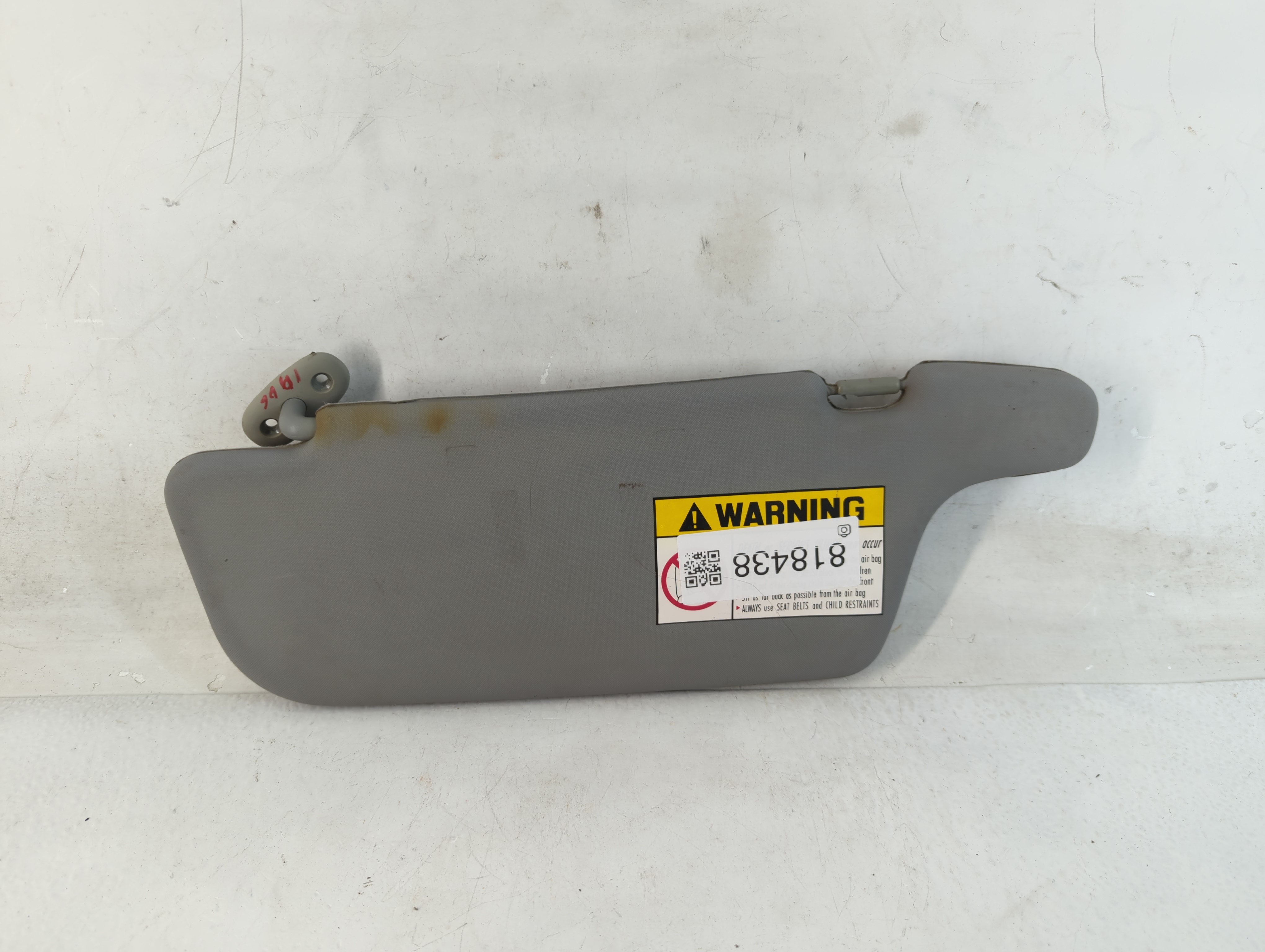 2003-2006 Hyundai Accent Passenger Sun Visor Mirror Right Sunvisor Grey 818438 - Oemusedautoparts1.com
