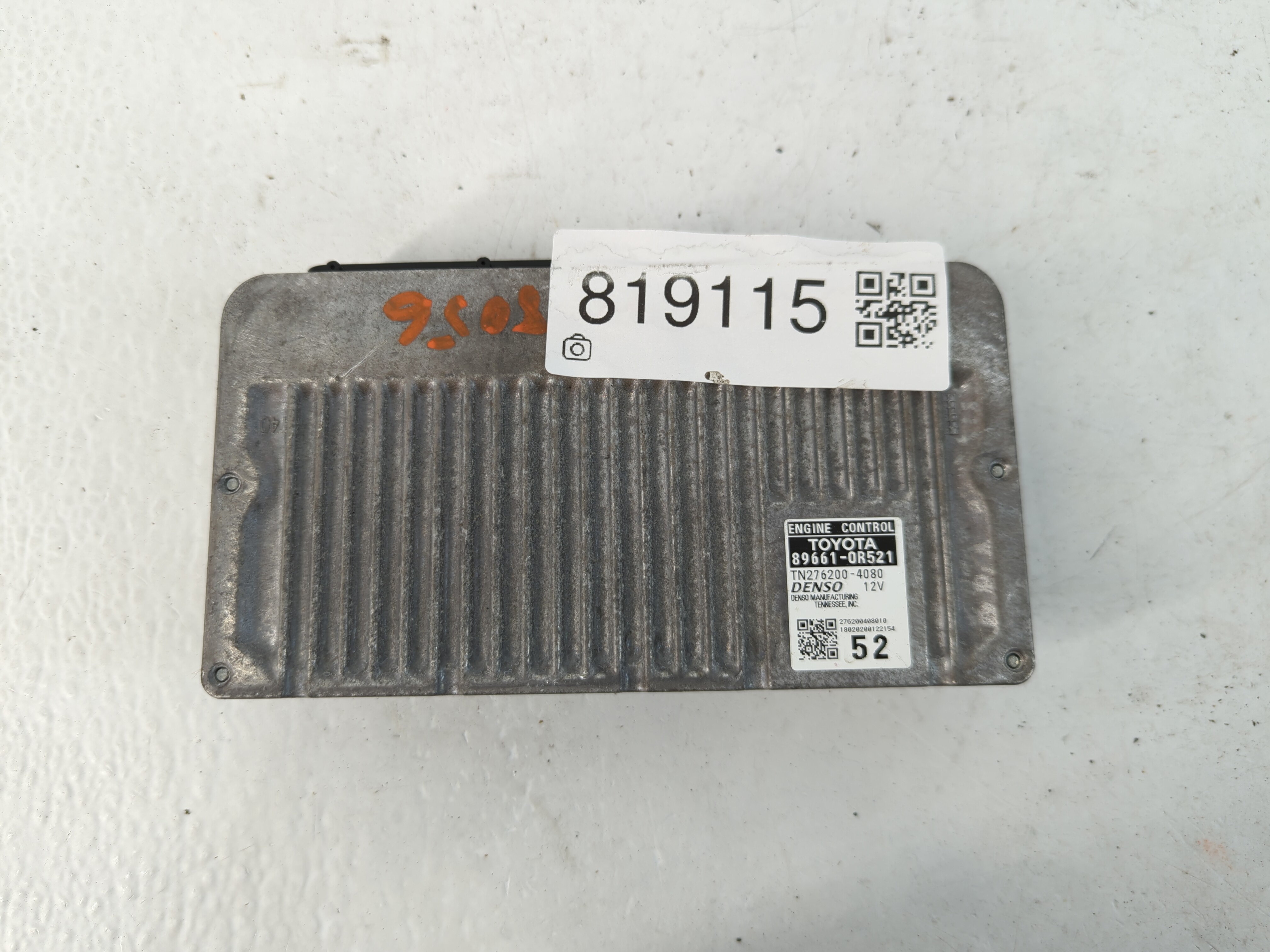 2016-2018 Toyota Rav4 Engine Control Computer Ecu Pcm Ecm Pcu Oem 819115 - Oemusedautoparts1.com