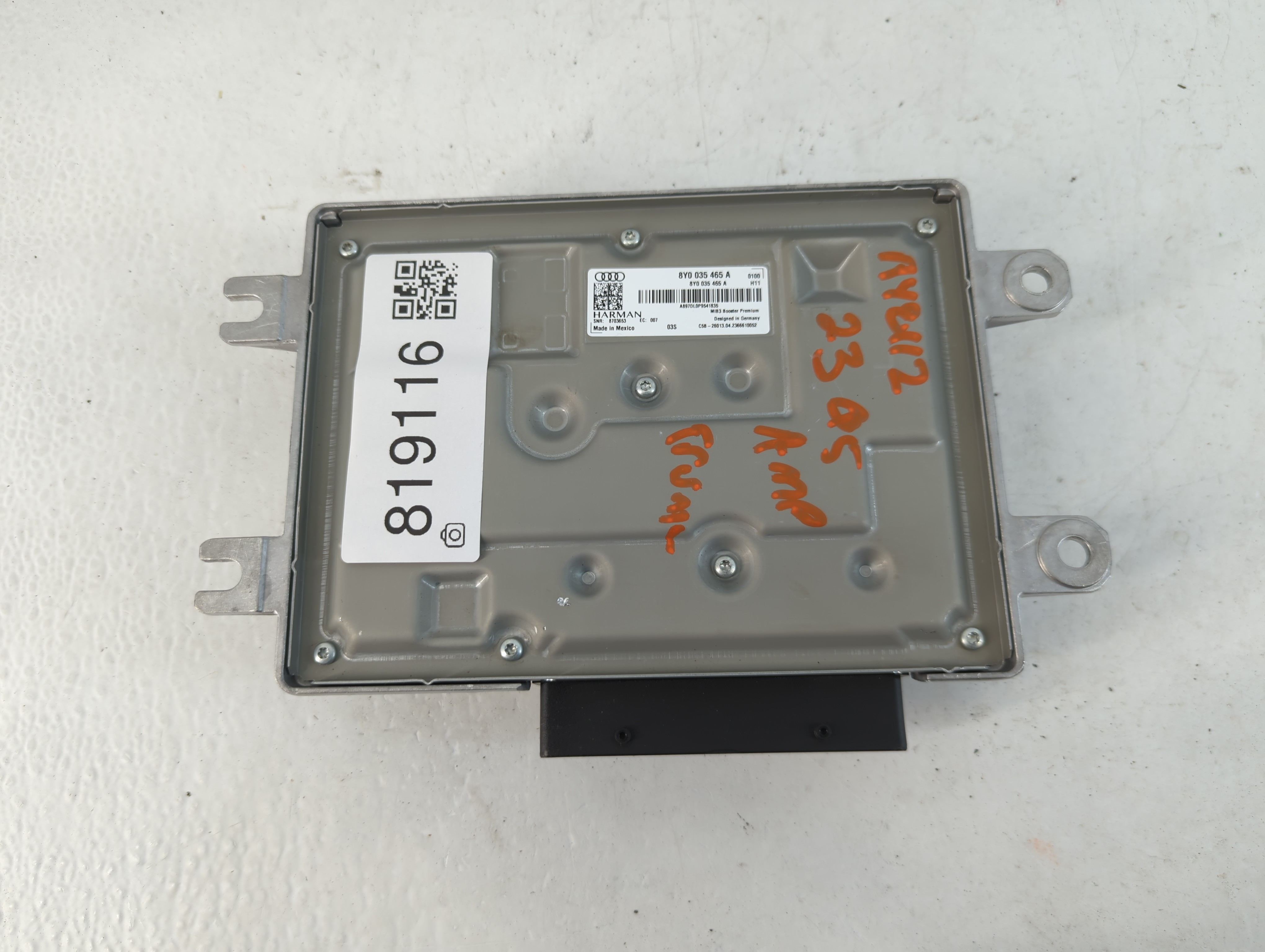 2021-2021 Audi Q5 Am Fm Cd Player Radio Receiver 819116 - Oemusedautoparts1.com