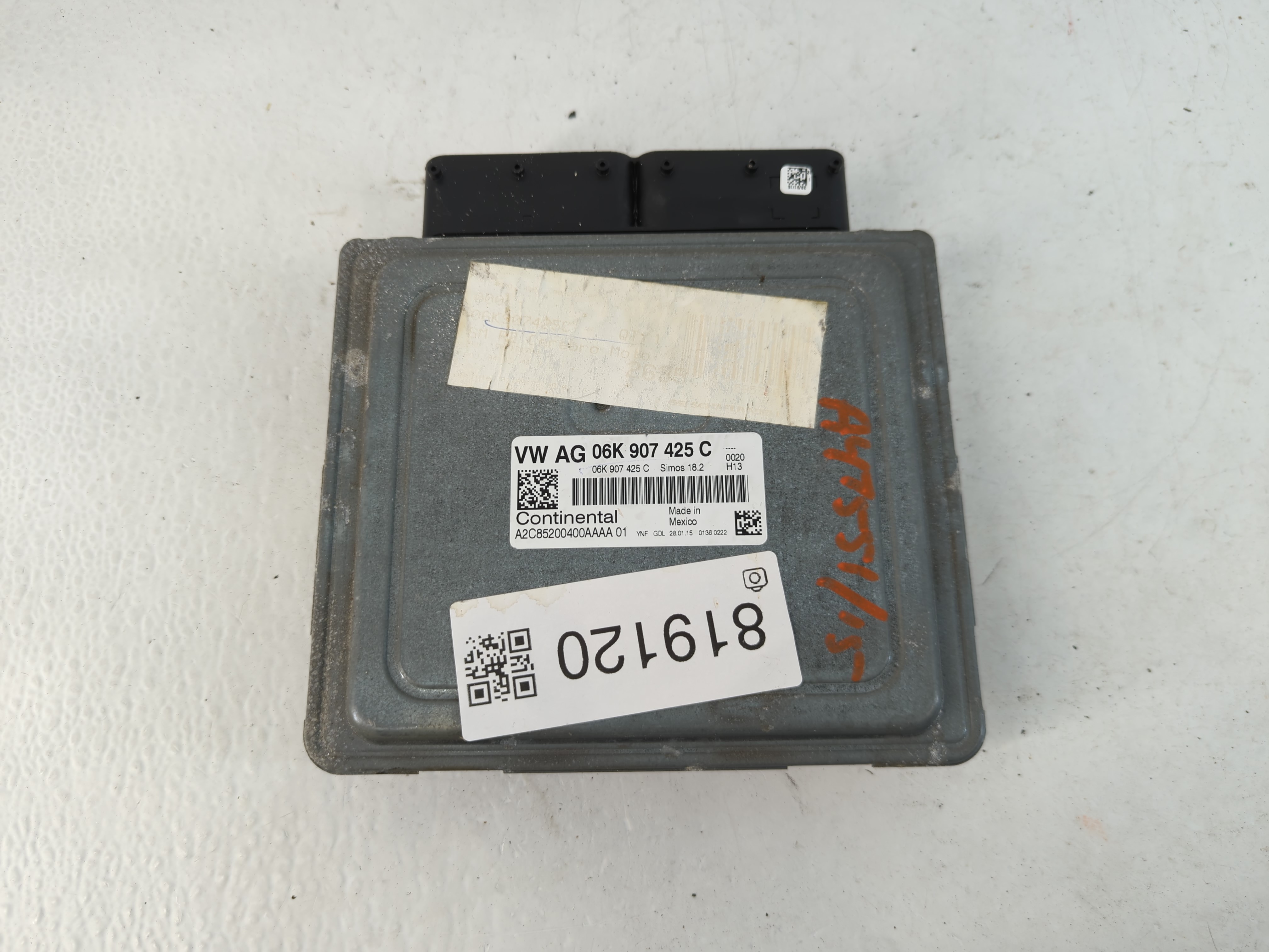 2015-2017 Volkswagen Jetta Engine Control Computer Ecu Pcm Ecm Pcu Oem 819120 - Oemusedautoparts1.com