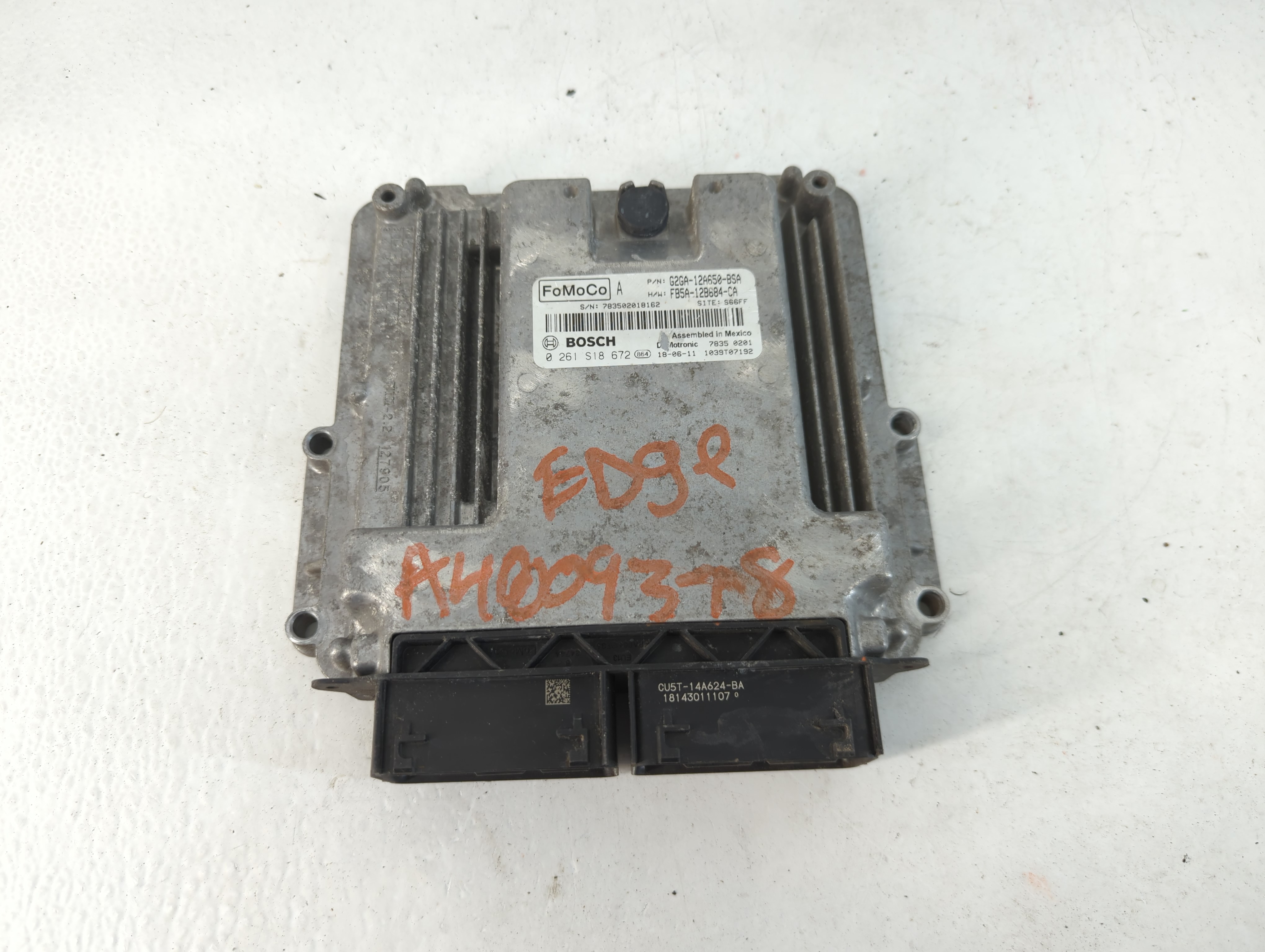 Ford Edge Engine Control Computer Ecu Pcm Ecm Pcu Oem G2ga-12650-bsa 819168 - Oemusedautoparts1.com