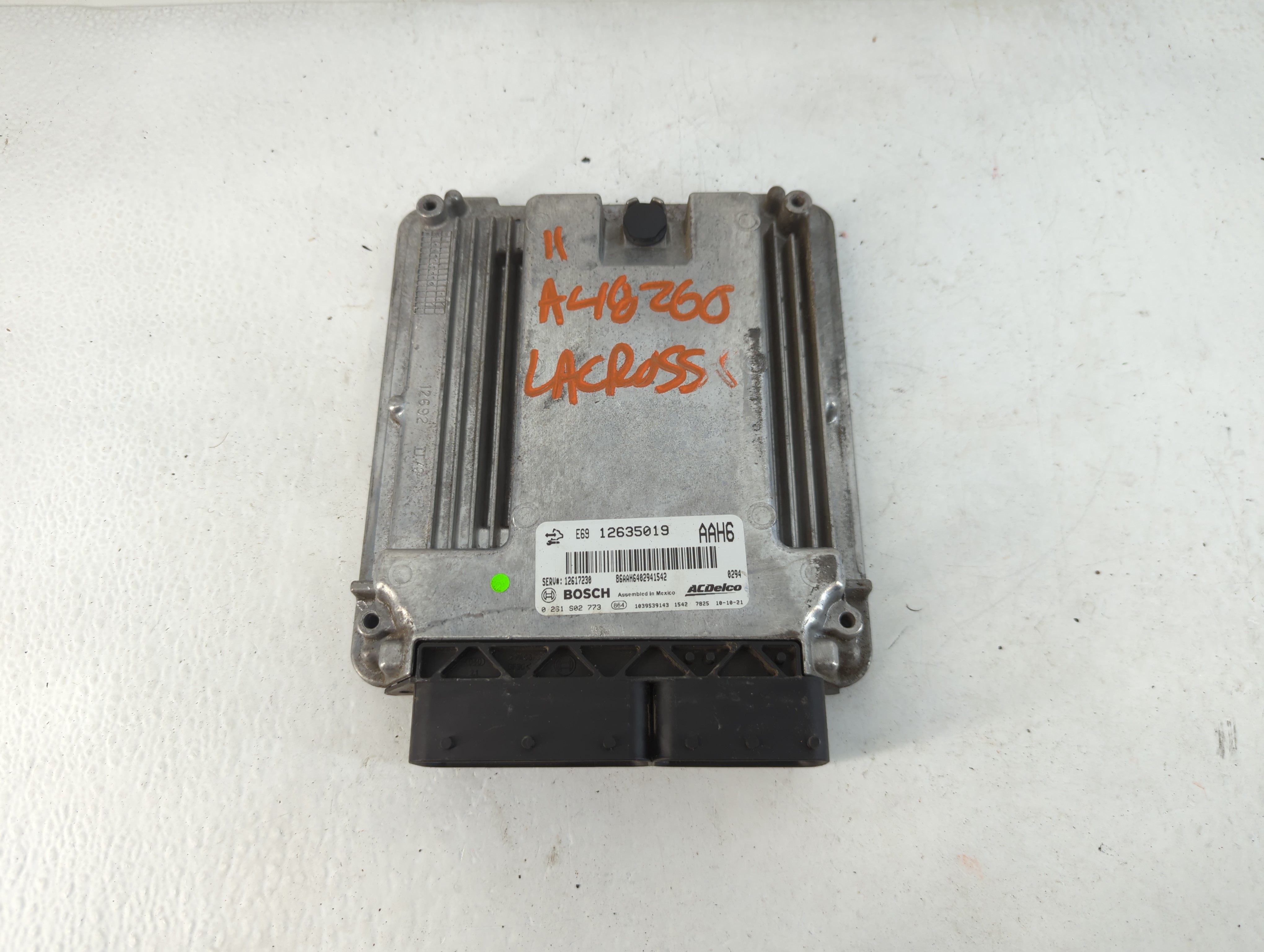 2010-2011 Buick Lacrosse Engine Control Computer Ecu Pcm Ecm Pcu Oem 819169 - Oemusedautoparts1.com