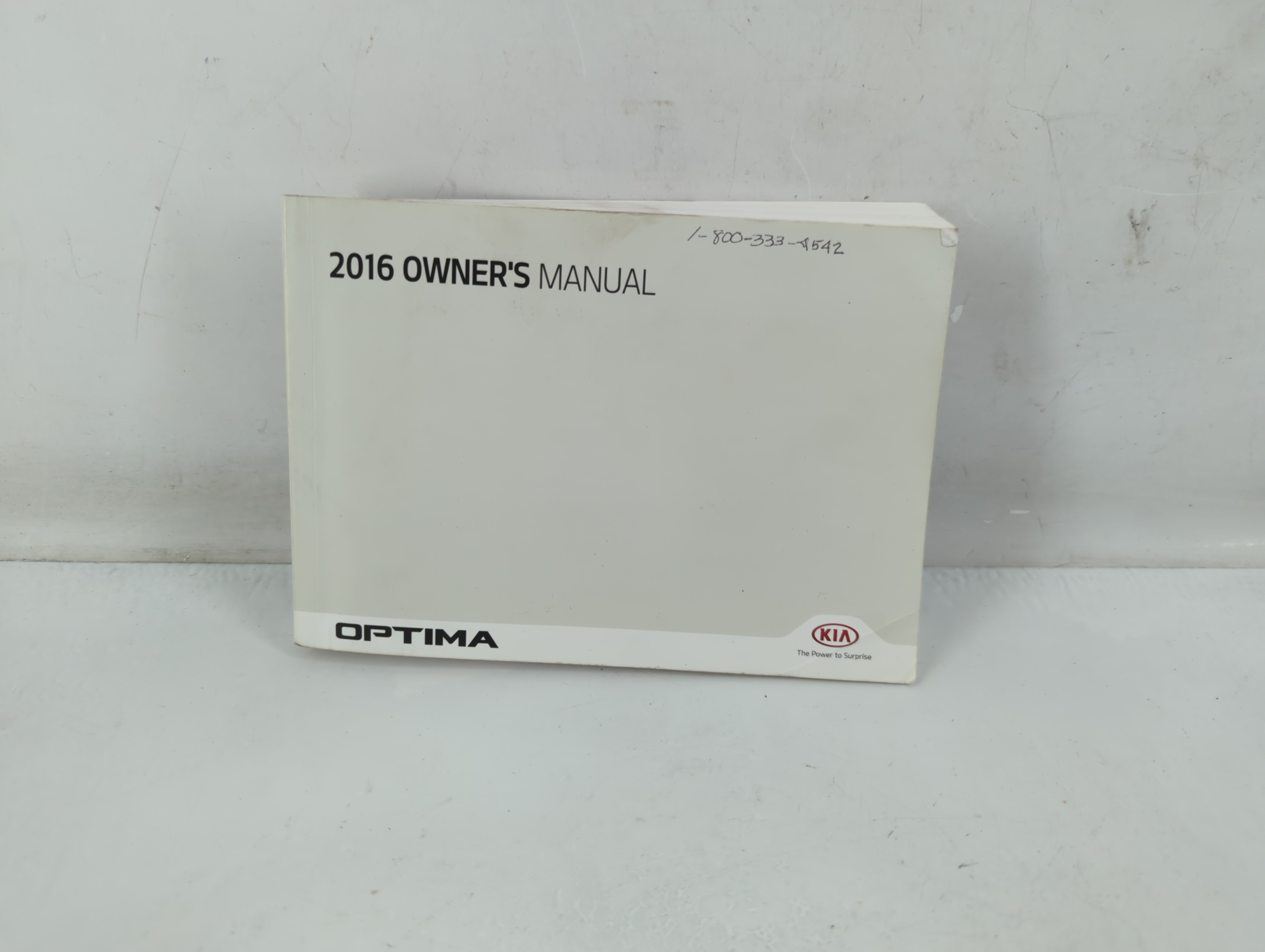 2016 Kia Optima Owners Manual Book Guide 819272 - Oemusedautoparts1.com