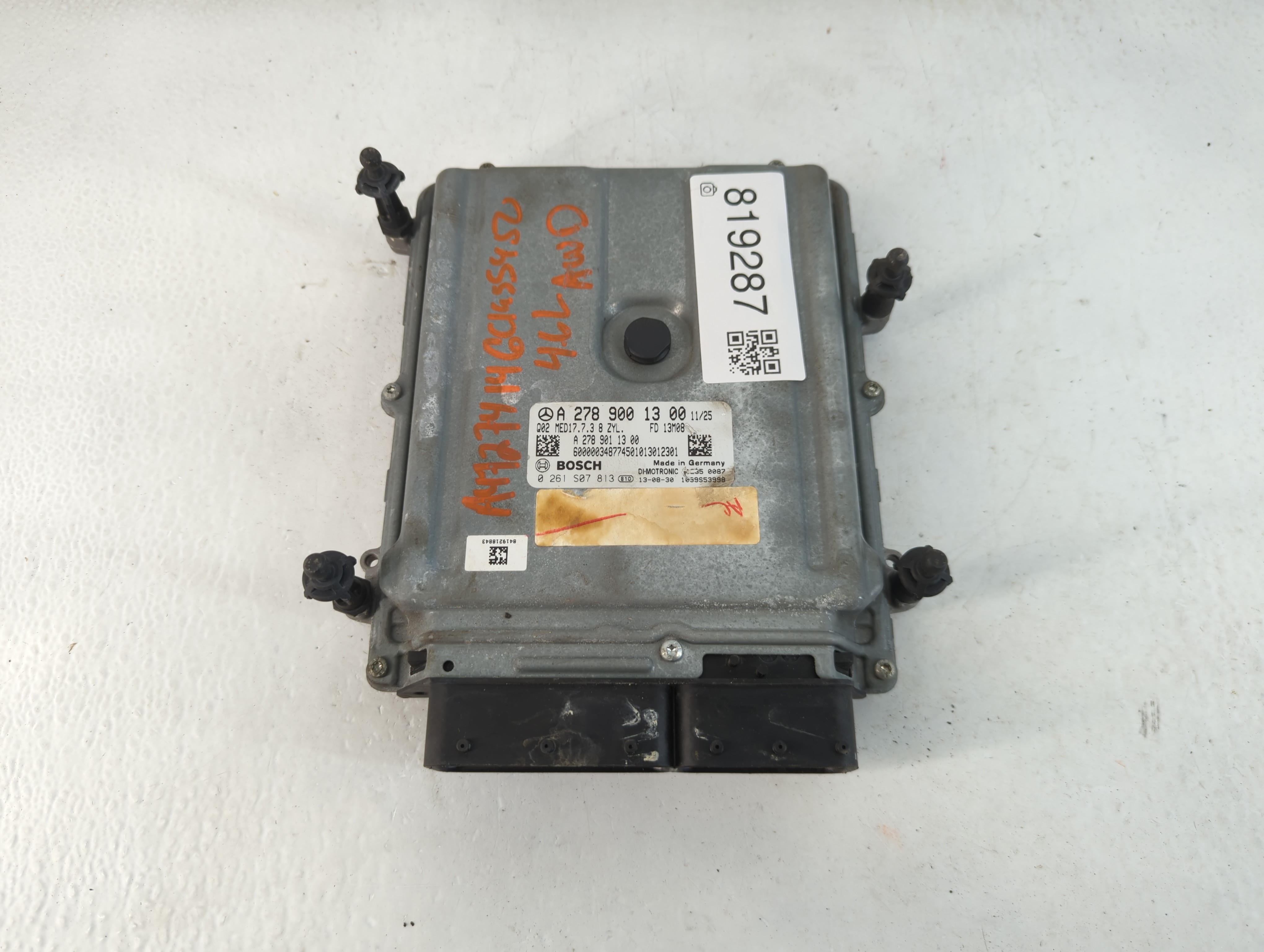 2014-2014 Mercedes-benz Gl450 Engine Control Computer Ecu Pcm Ecm Pcu Oem 819287 - Oemusedautoparts1.com