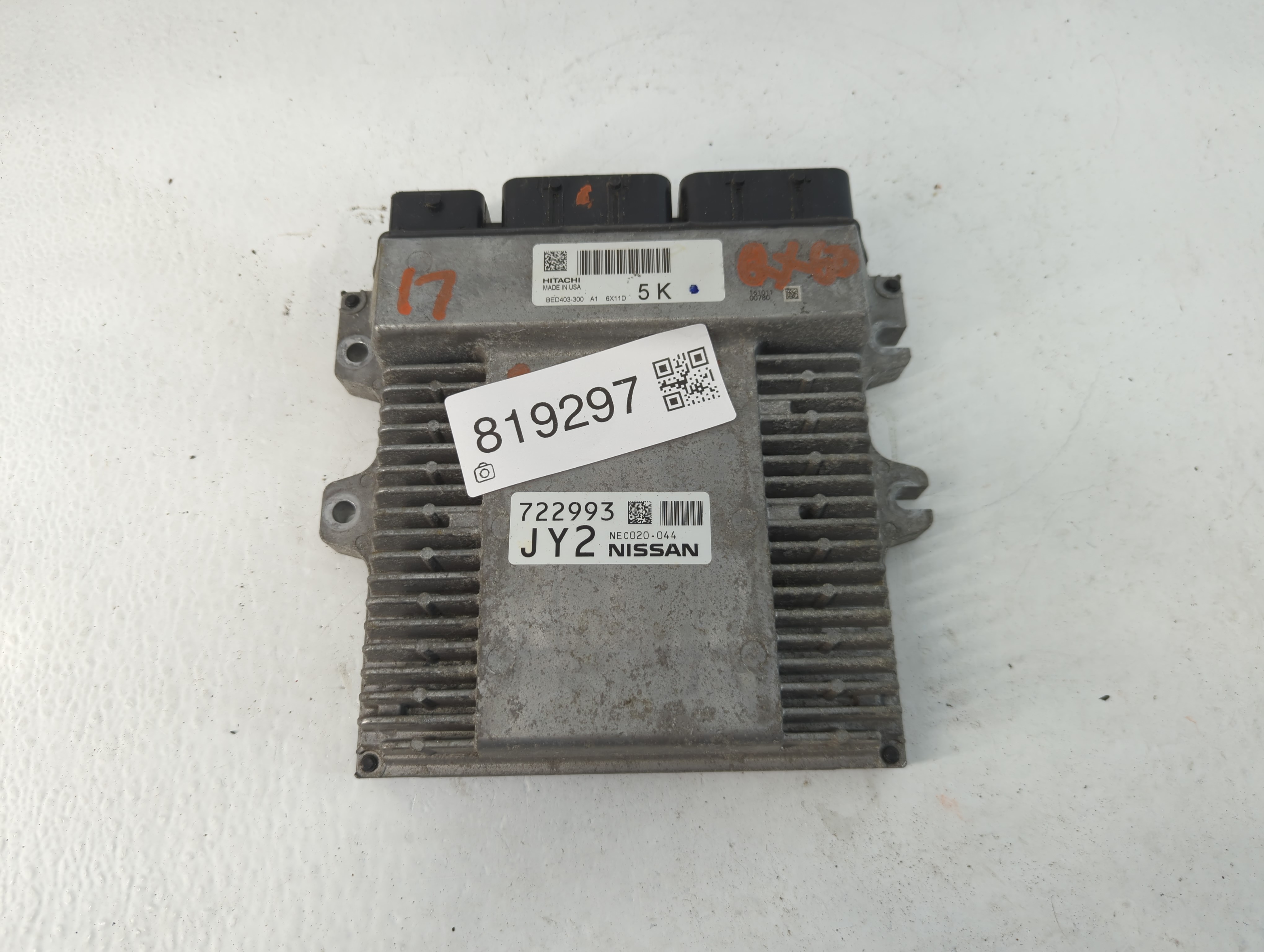 2017-2017 Infiniti Qx60 Engine Control Computer Ecu Pcm Ecm Pcu Oem 819297 - Oemusedautoparts1.com