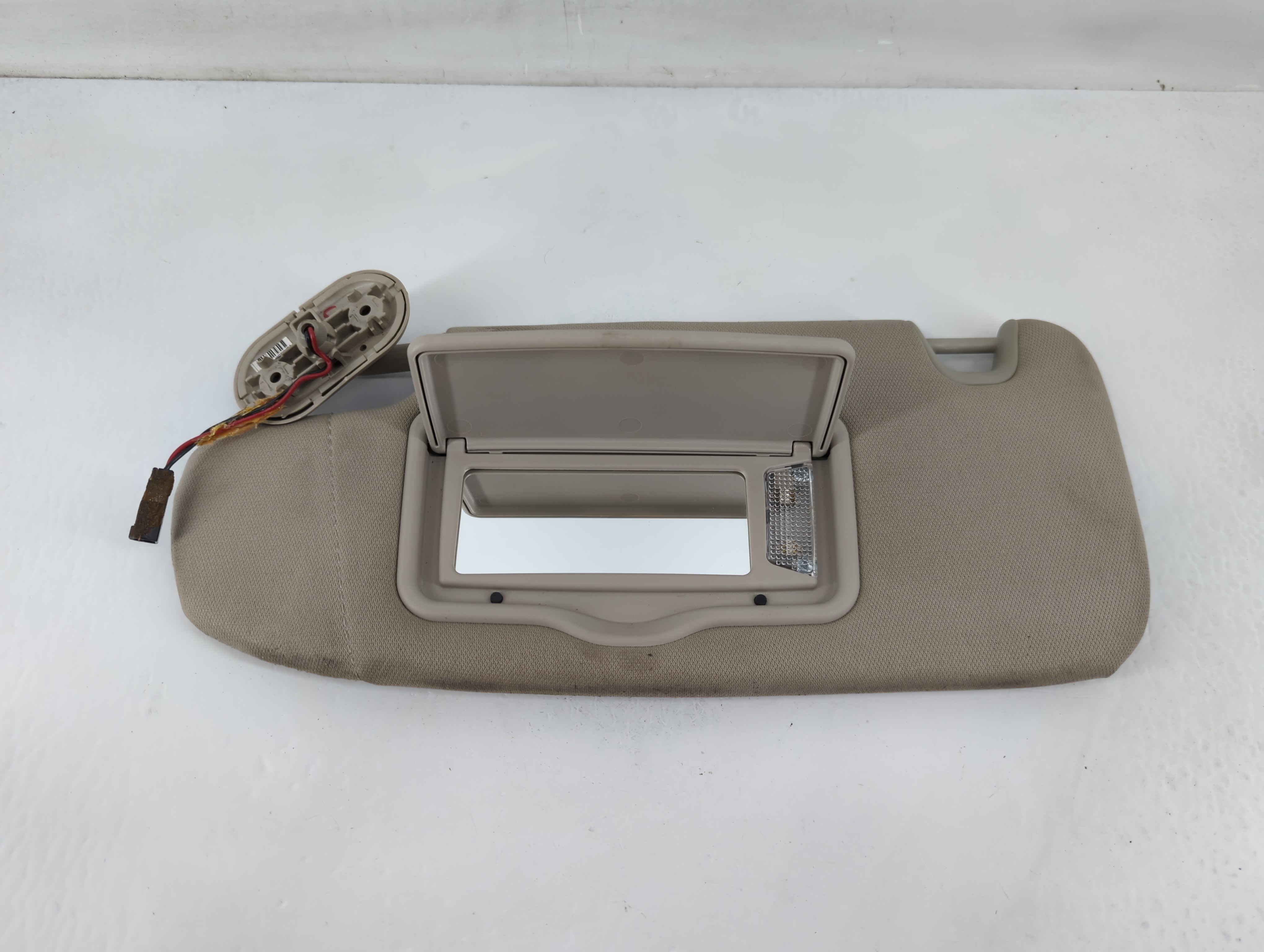 Picture of 2007-2009 Lincoln Mkz Driver Sun Visor Mirror Left Sunvisor Beige 819699