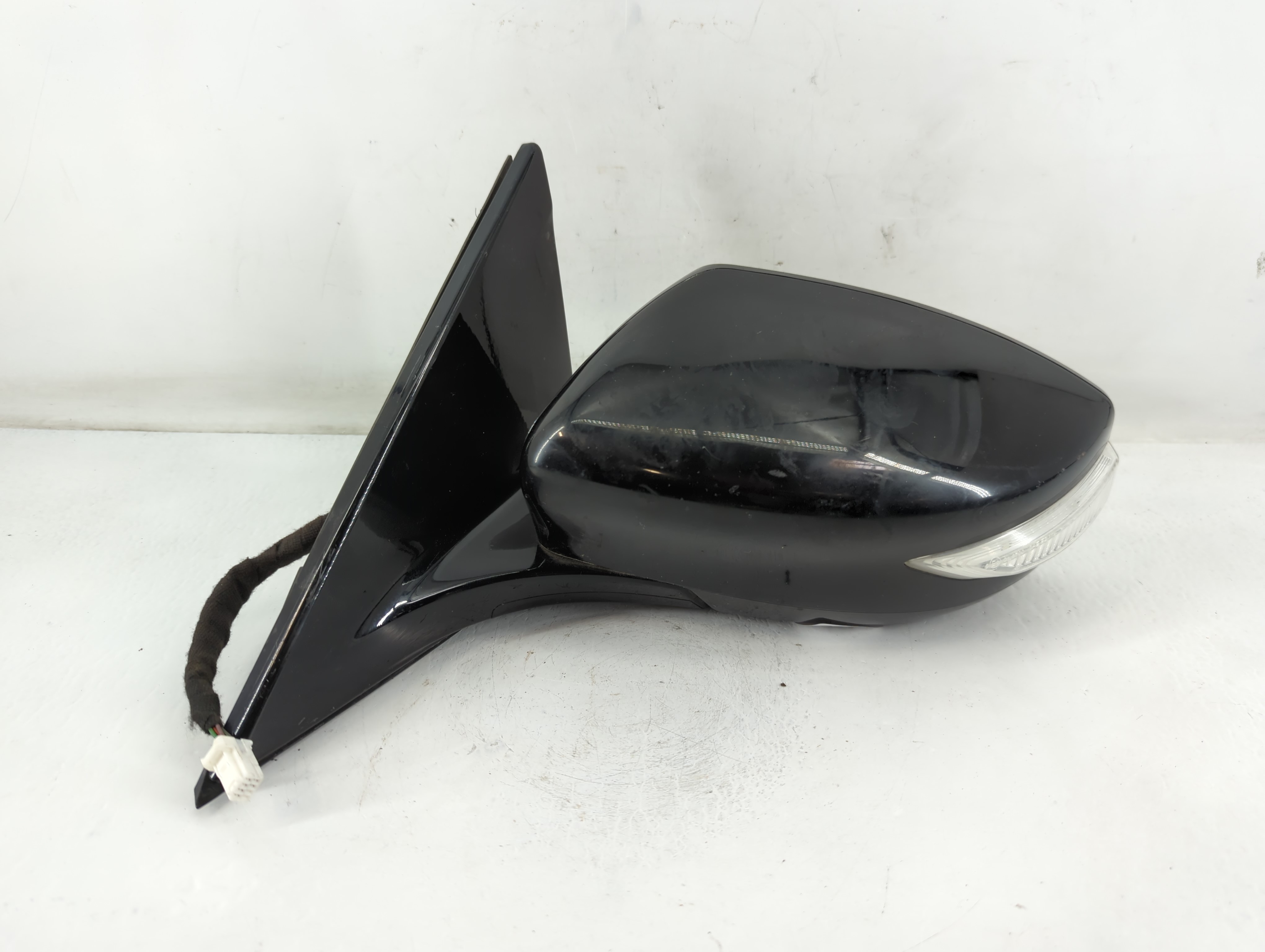 2016-2020 Nissan Maxima Driver Left Side View Power Door Mirror Black 820215 - Oemusedautoparts1.com