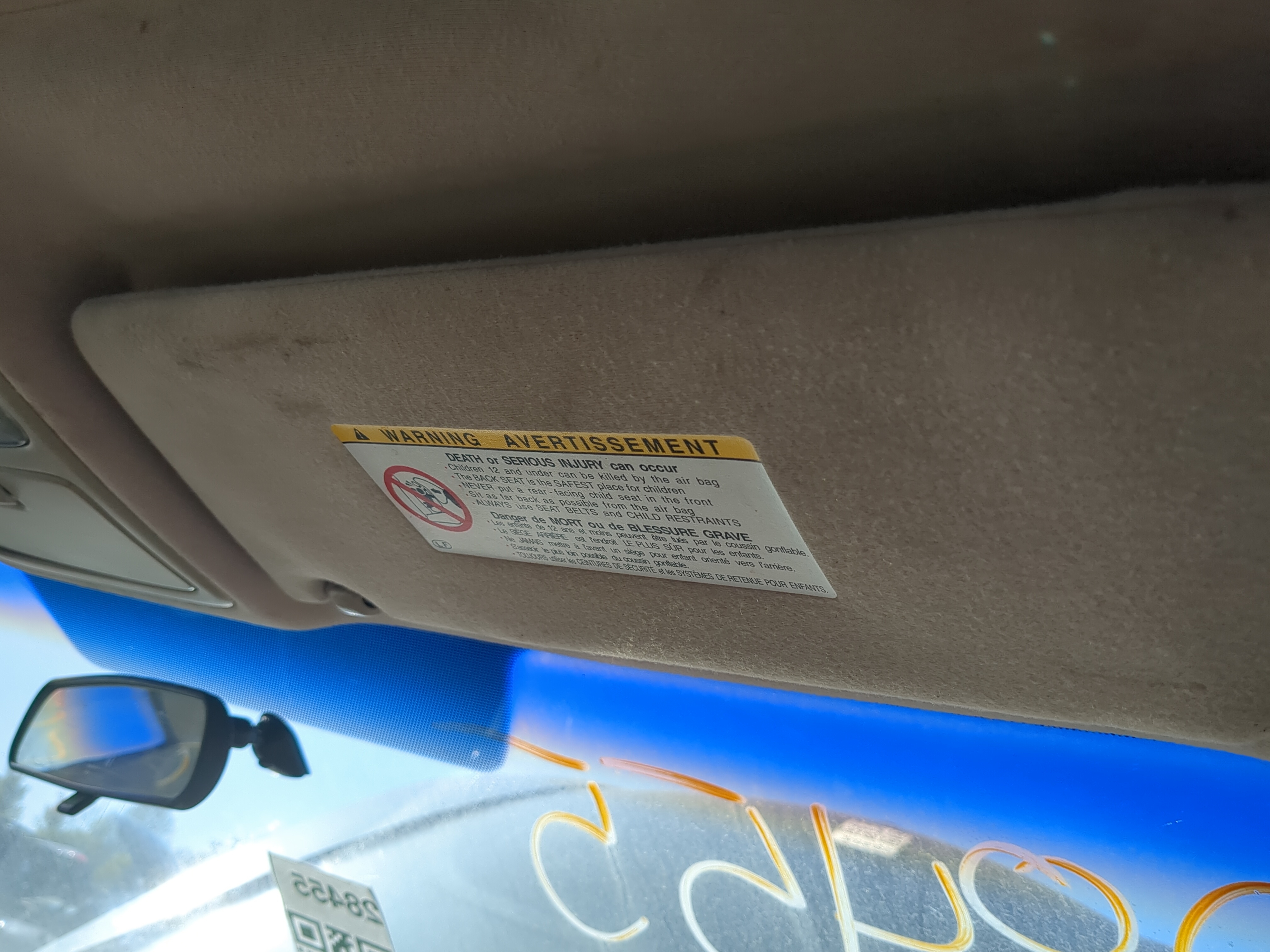 2002-2006 Toyota Camry Passenger Sun Visor Mirror Right Sunvisor 820482 - Oemusedautoparts1.com