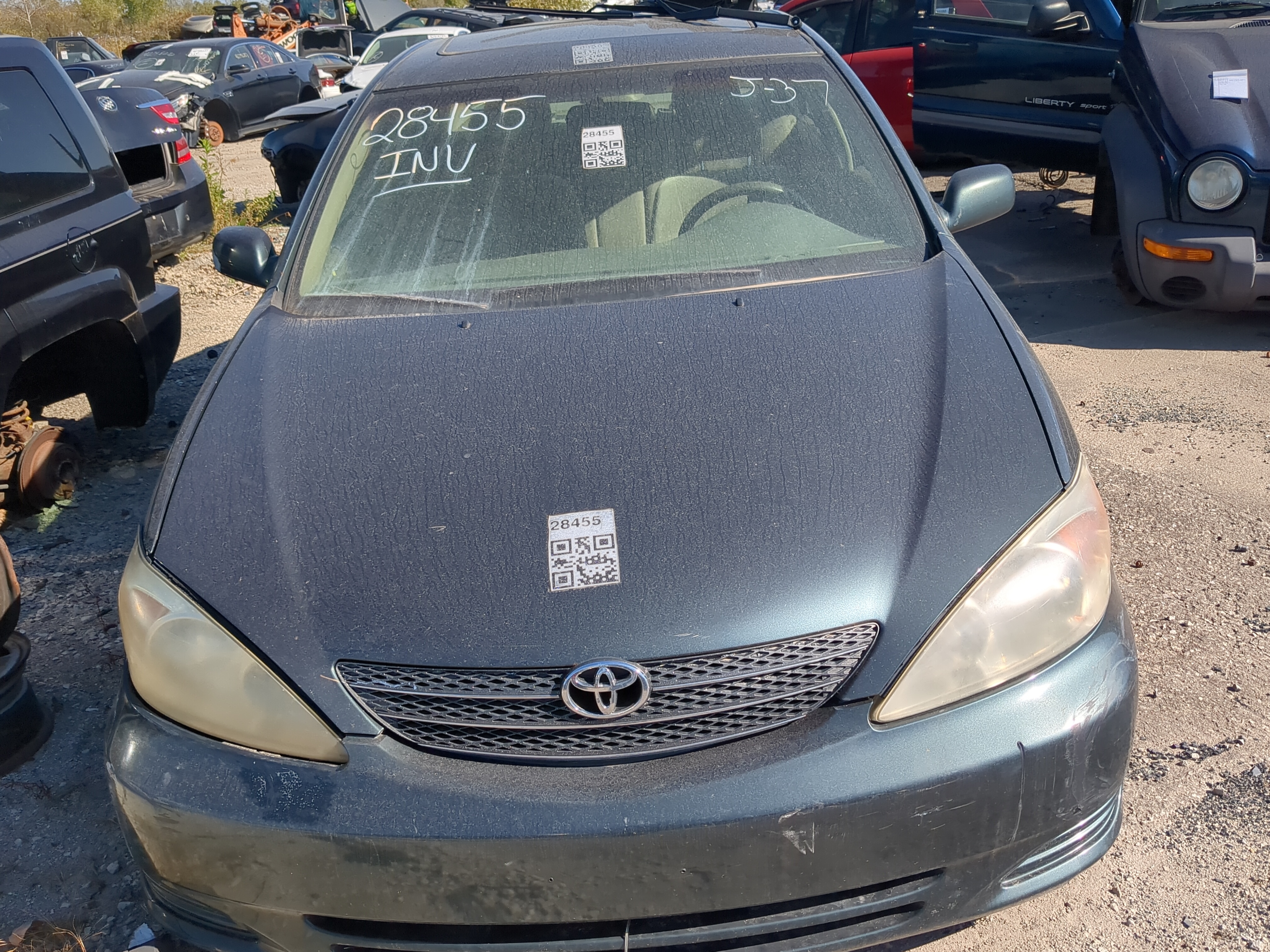 2002 Toyota Camry Hood Oem 820516 - Oemusedautoparts1.com