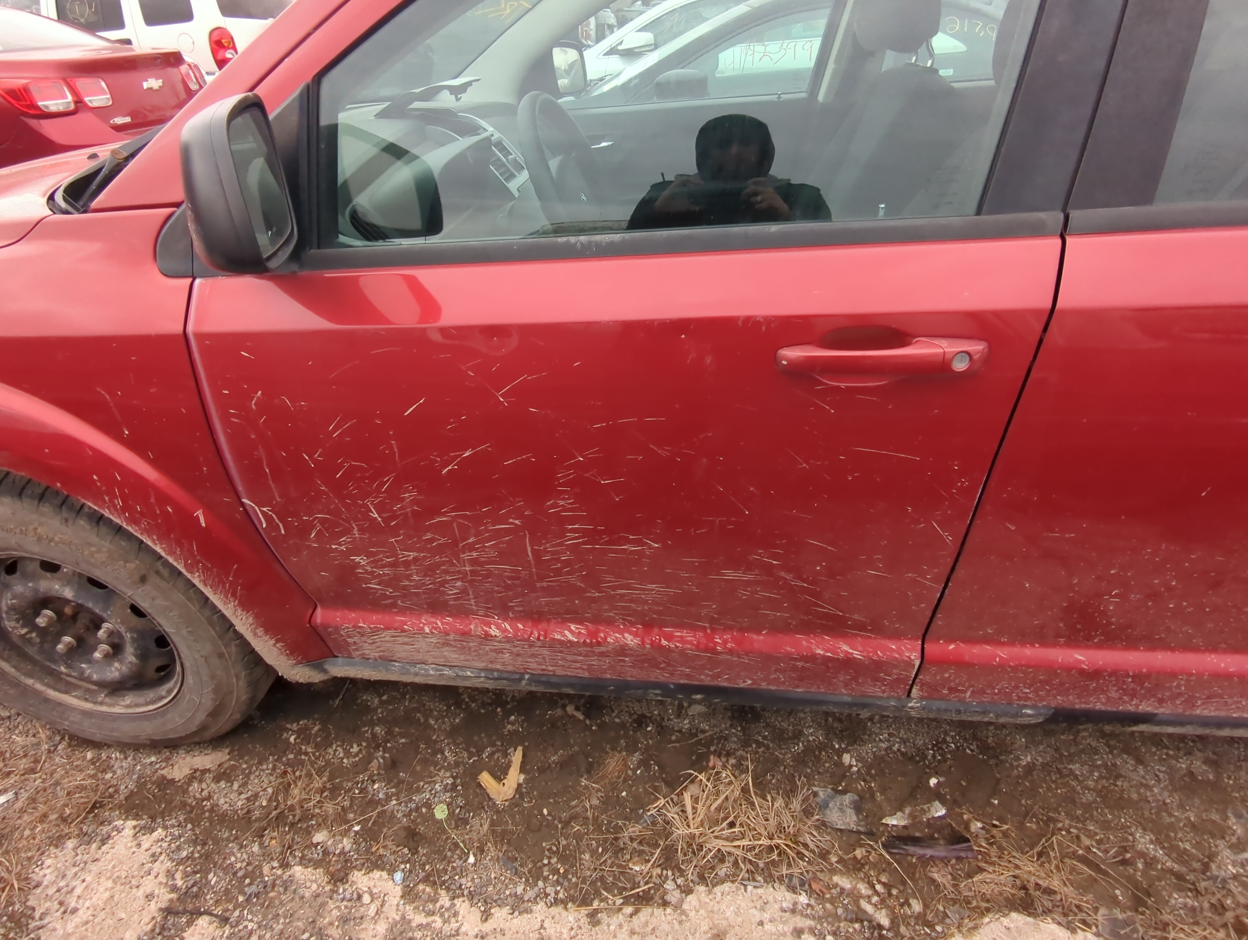 2010 Dodge Journey Driver Front Door Oem 820614 - Oemusedautoparts1.com