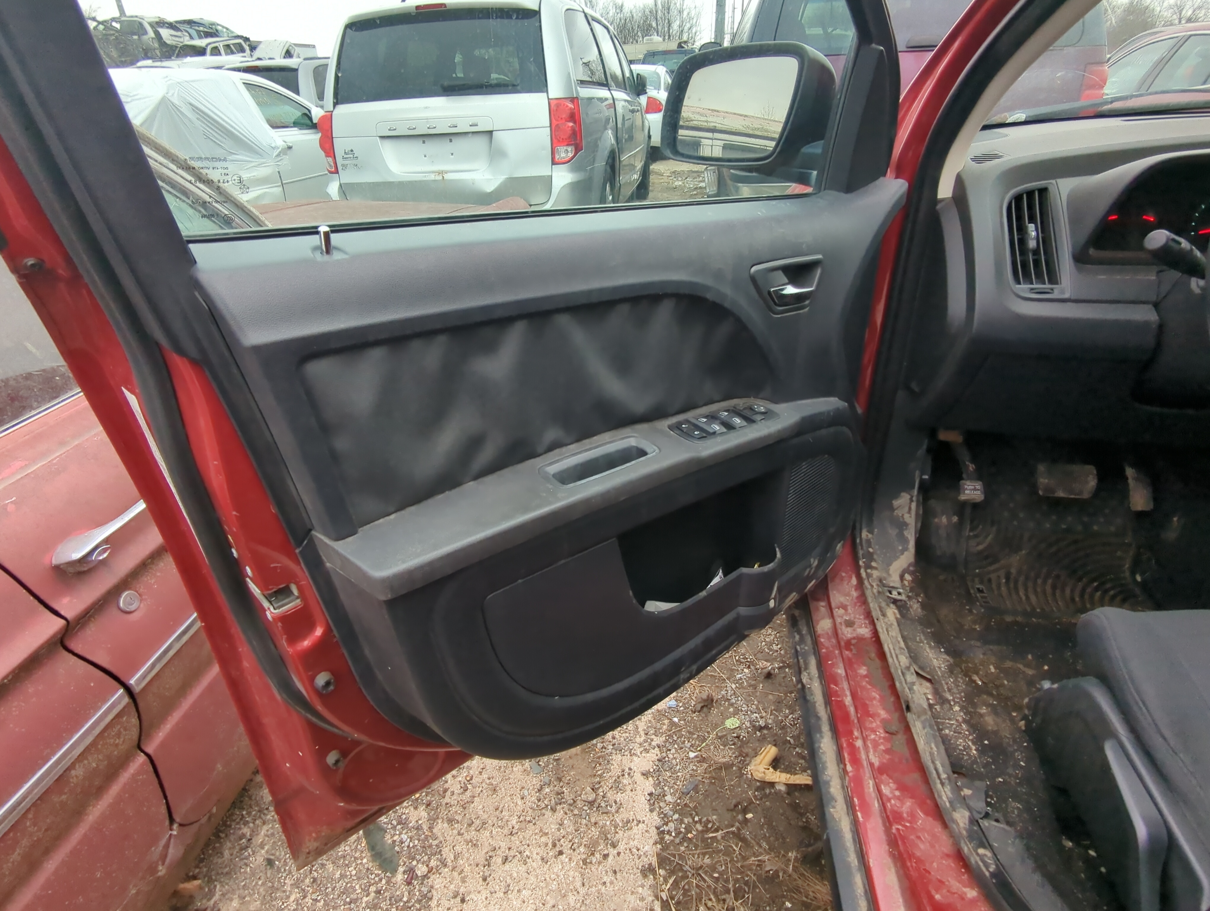 Picture of 2010 Dodge Journey Front Left Driver Interior Door Panel Trim 820702