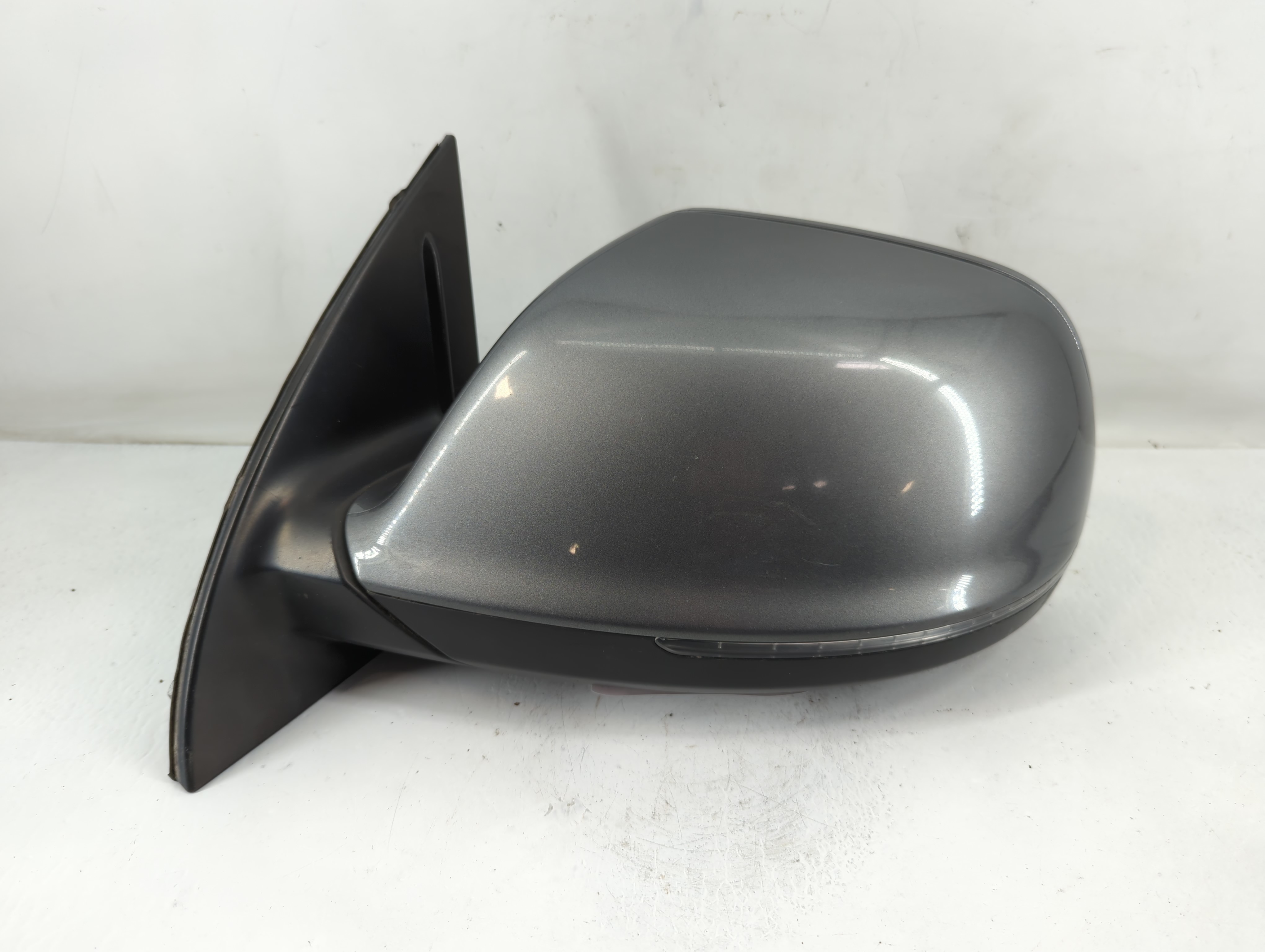 Picture of 2013-2015 Audi Q7 Driver Left Side View Power Door Mirror Grey 820768