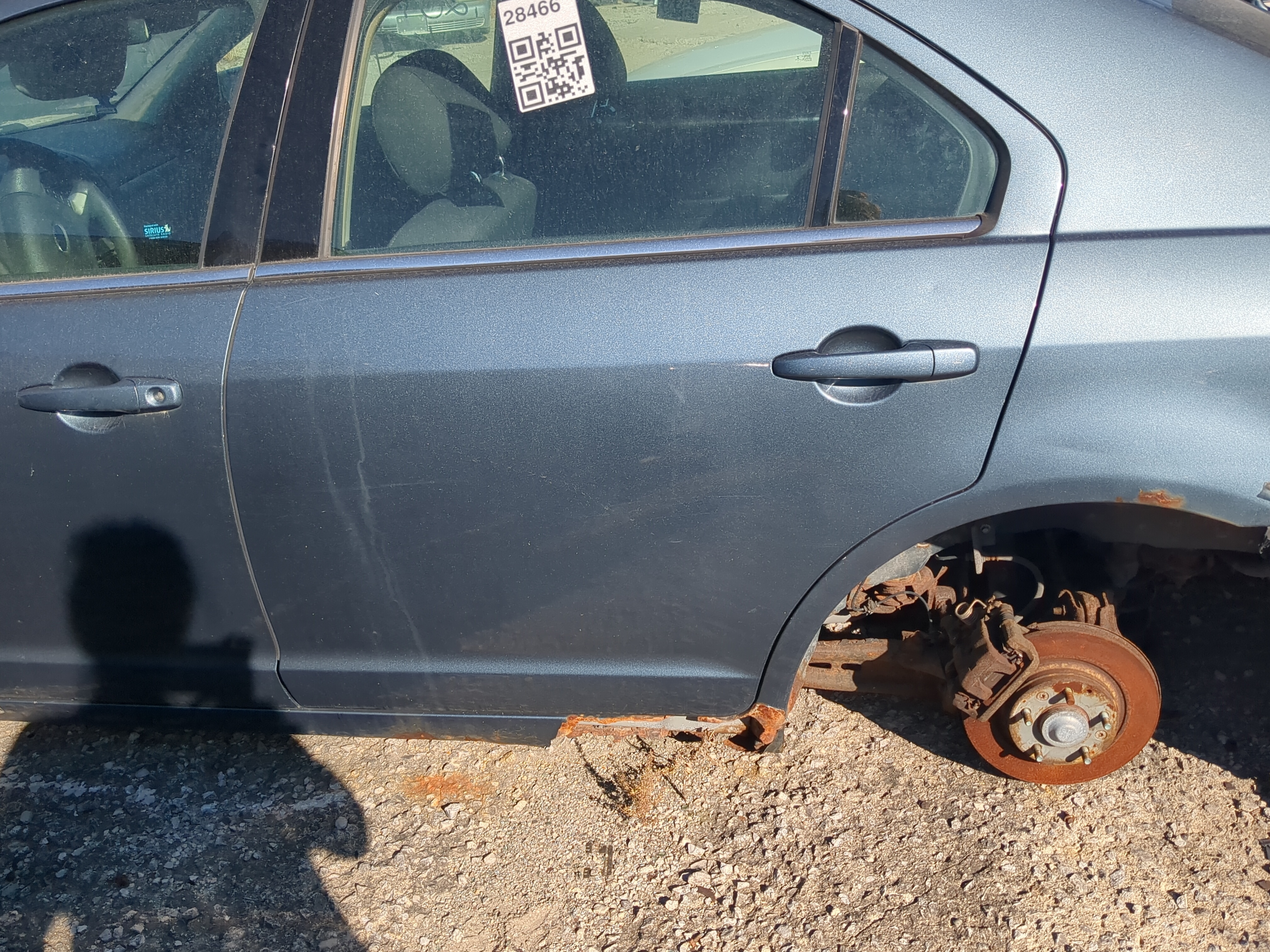 2006-2012 Ford Fusion Driver Rear Door Oem 821103 - Oemusedautoparts1.com