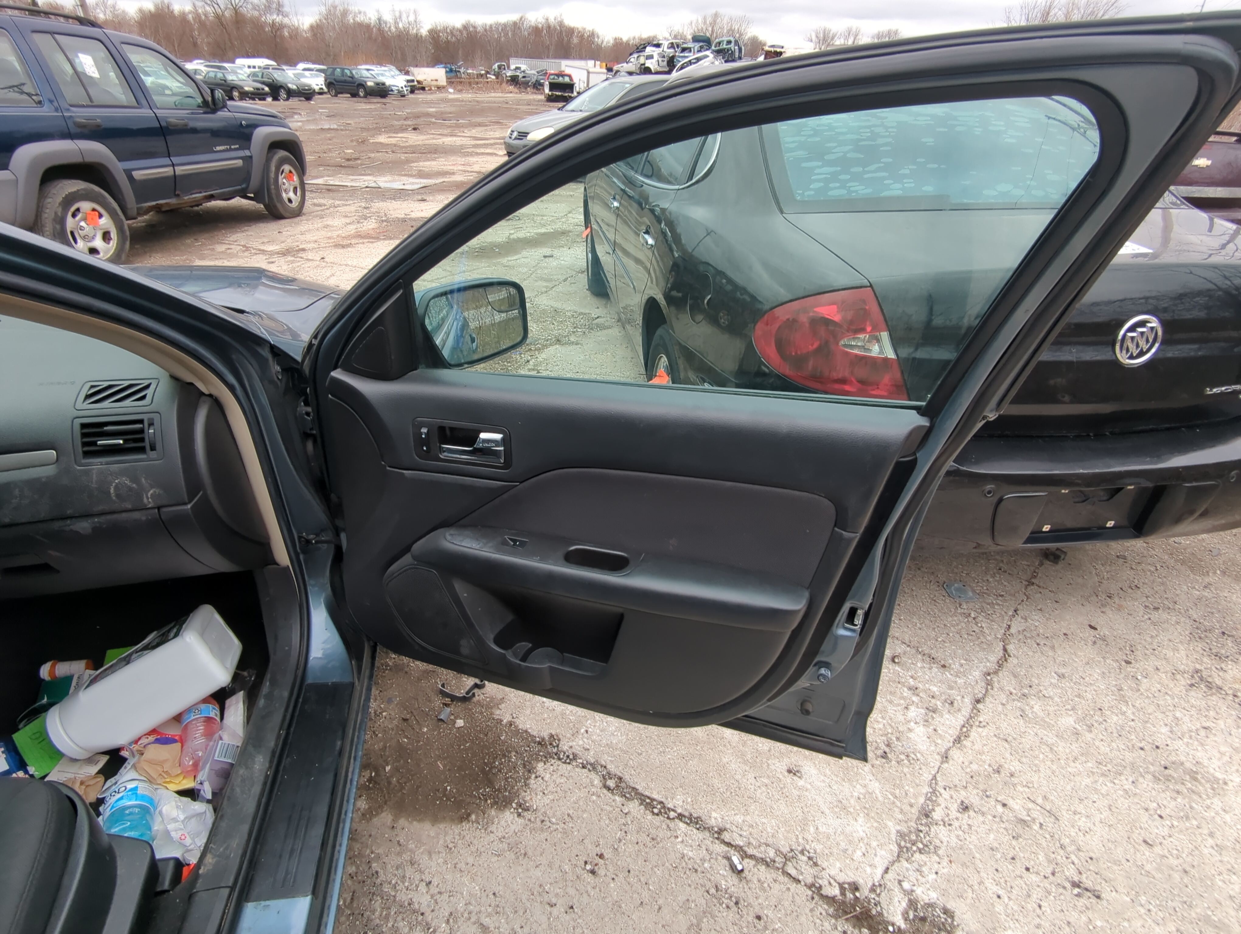 Picture of 2012 Ford Fusion Front Right Passenger Interior Door Panel Trim 821164