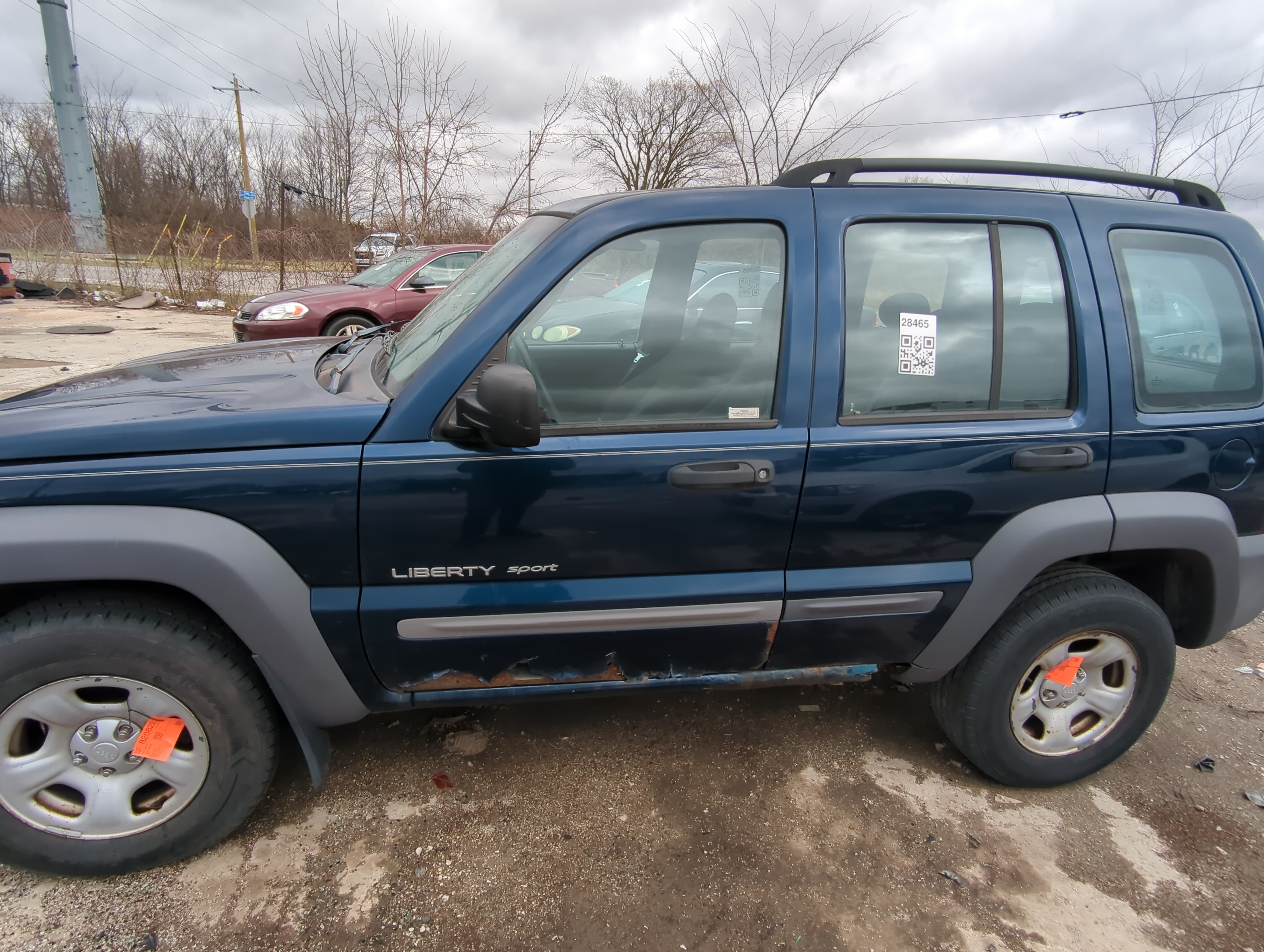 Picture of 2002-2004 Jeep Liberty Driver Front Door Oem 821688
