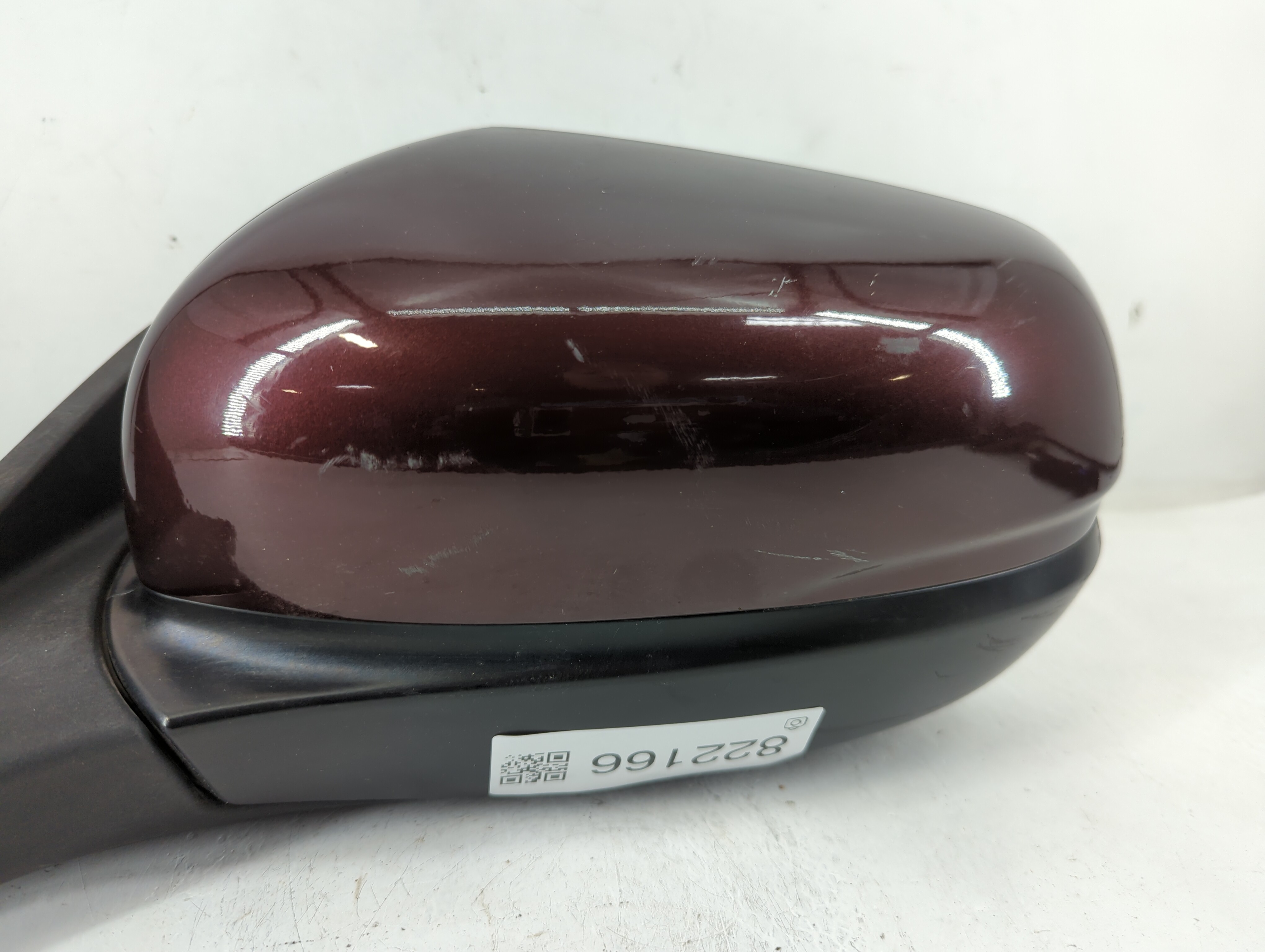 2016-2016 Honda Pilot Driver Left Side View Power Door Mirror Red 822166 - Oemusedautoparts1.com