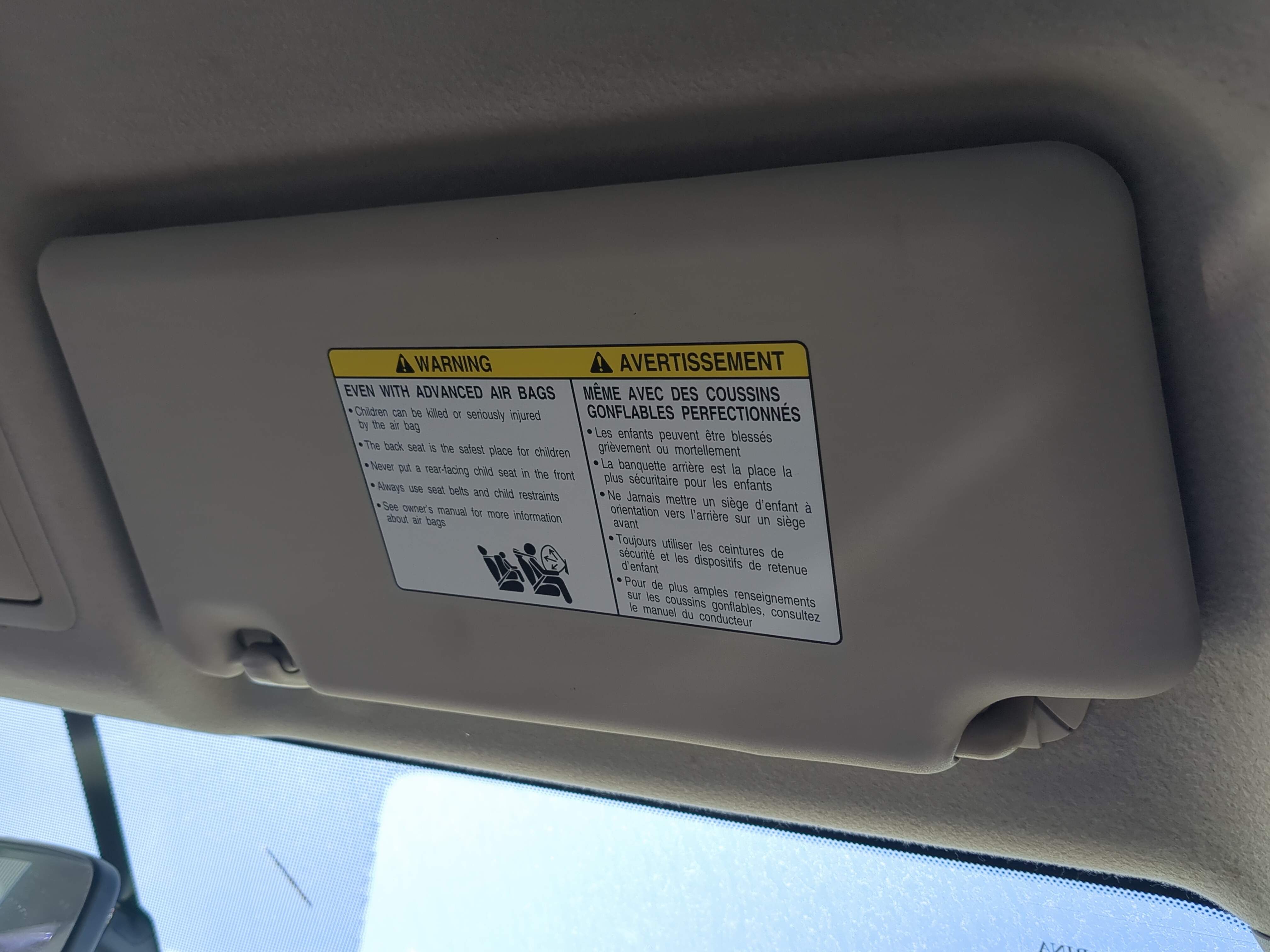 2008-2015 Nissan Rogue Passenger Sun Visor Mirror Right Sunvisor 822471 - Oemusedautoparts1.com