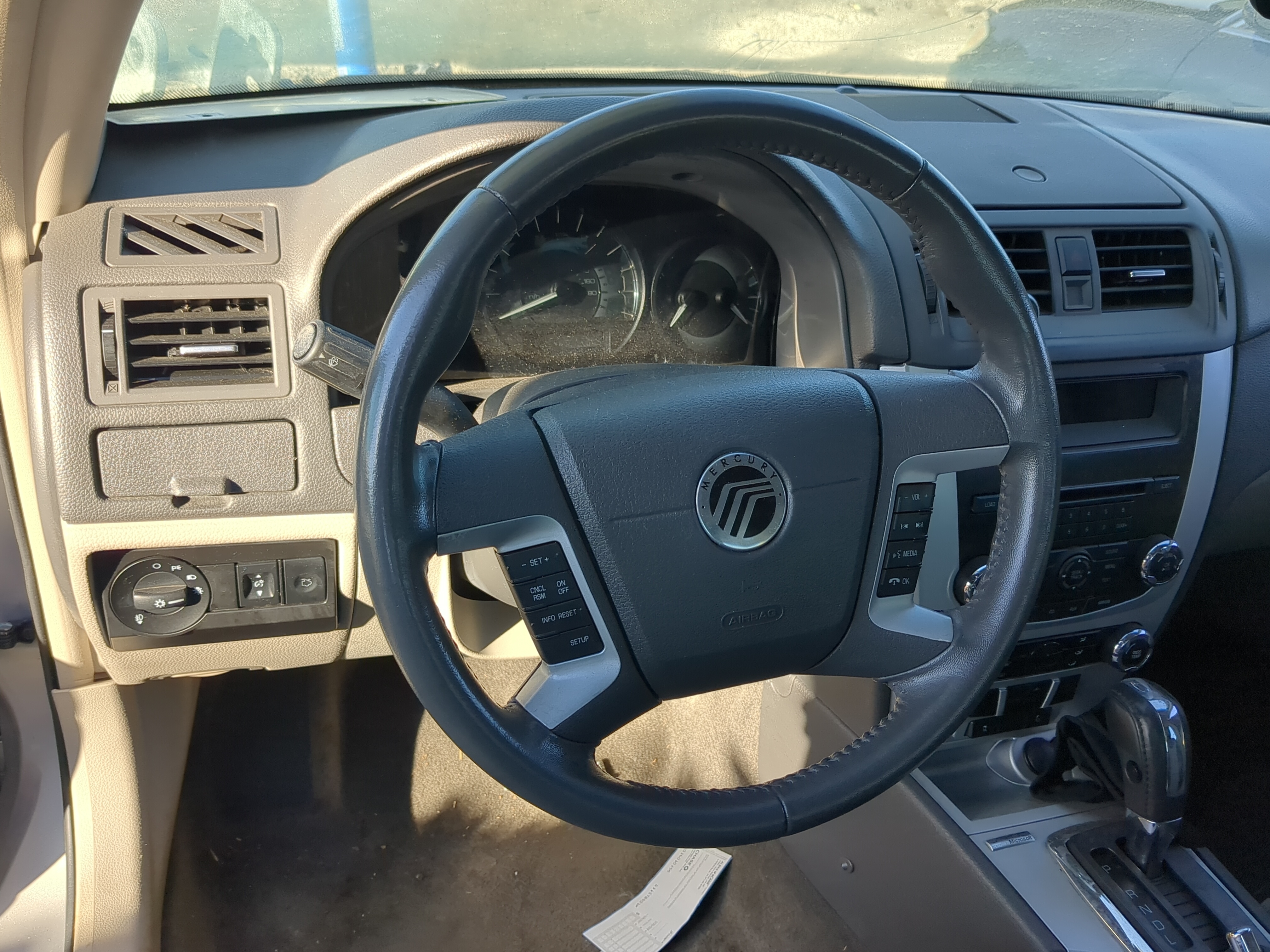 2010-2011 Mercury Milan Air Bag Driver Left Steering Wheel Mounted 822573 - Oemusedautoparts1.com