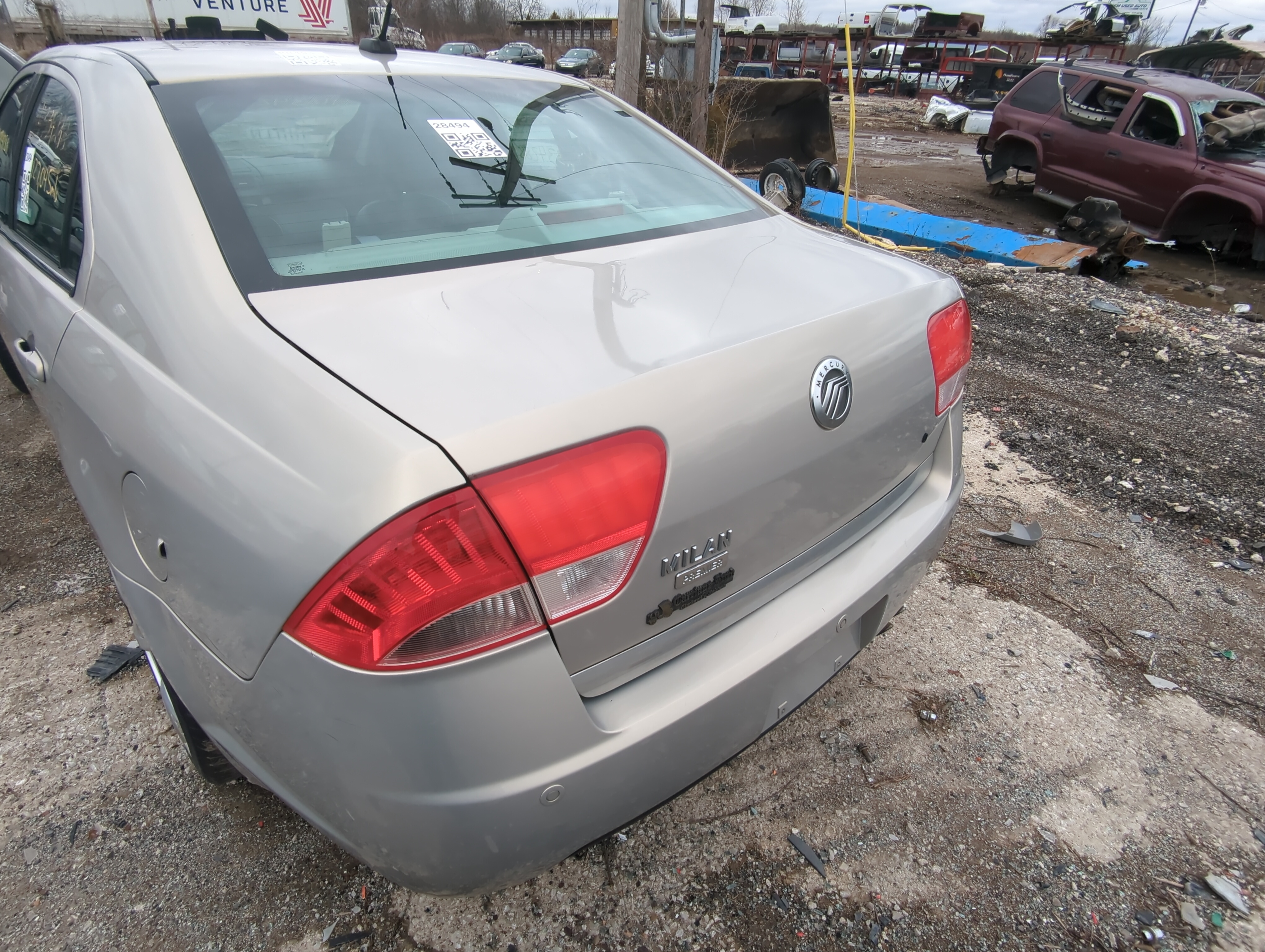 2006-2011 Mercury Milan Trunk/decklid/hatch/tailgate Oem 822621 - Oemusedautoparts1.com