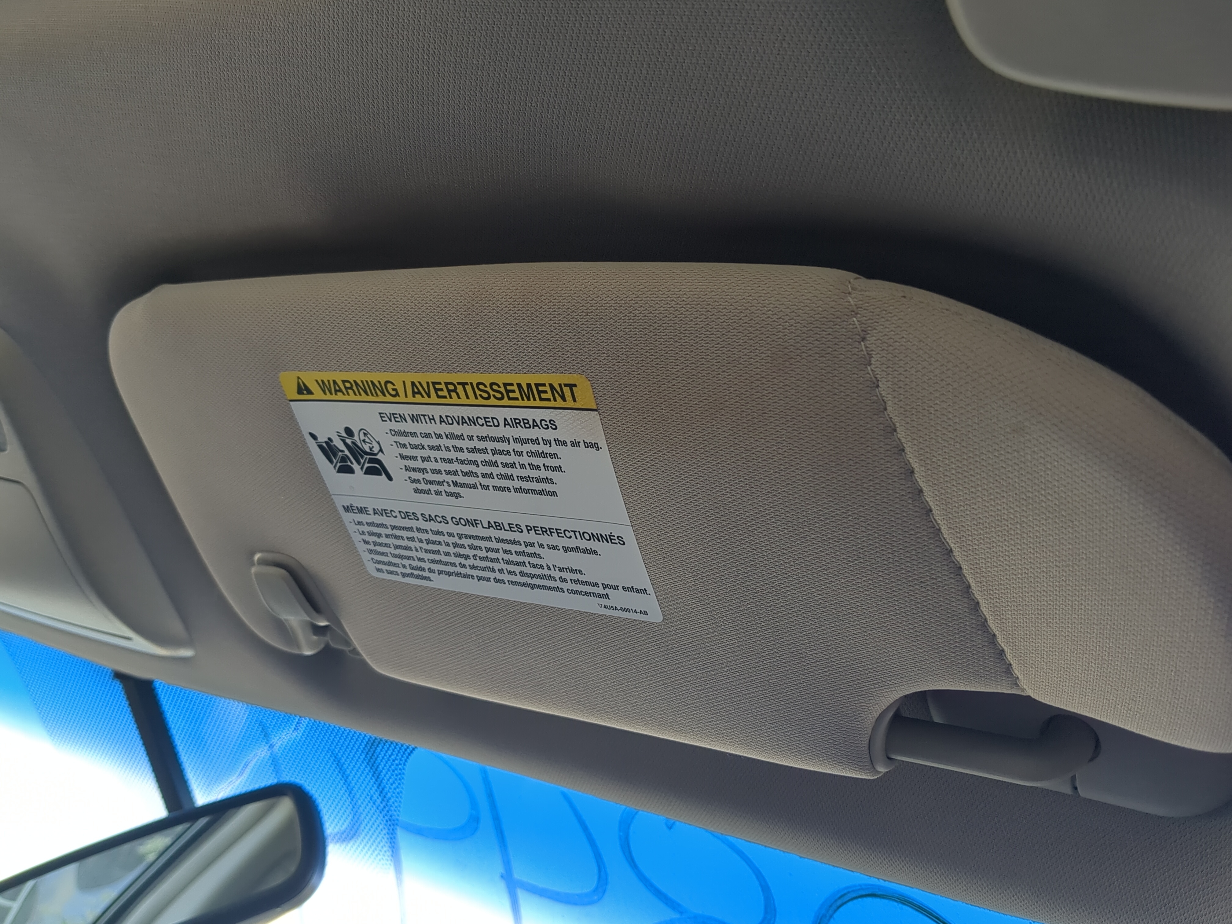 2010-2011 Mercury Milan Passenger Sun Visor Mirror Right Sunvisor 822668 - Oemusedautoparts1.com